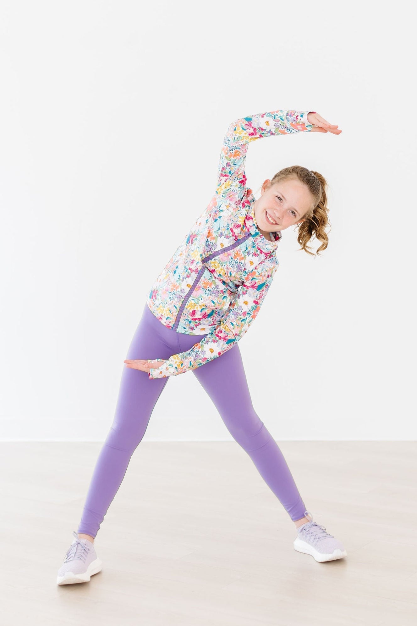 Petal Power Full-zip Ruffle Active Jacket