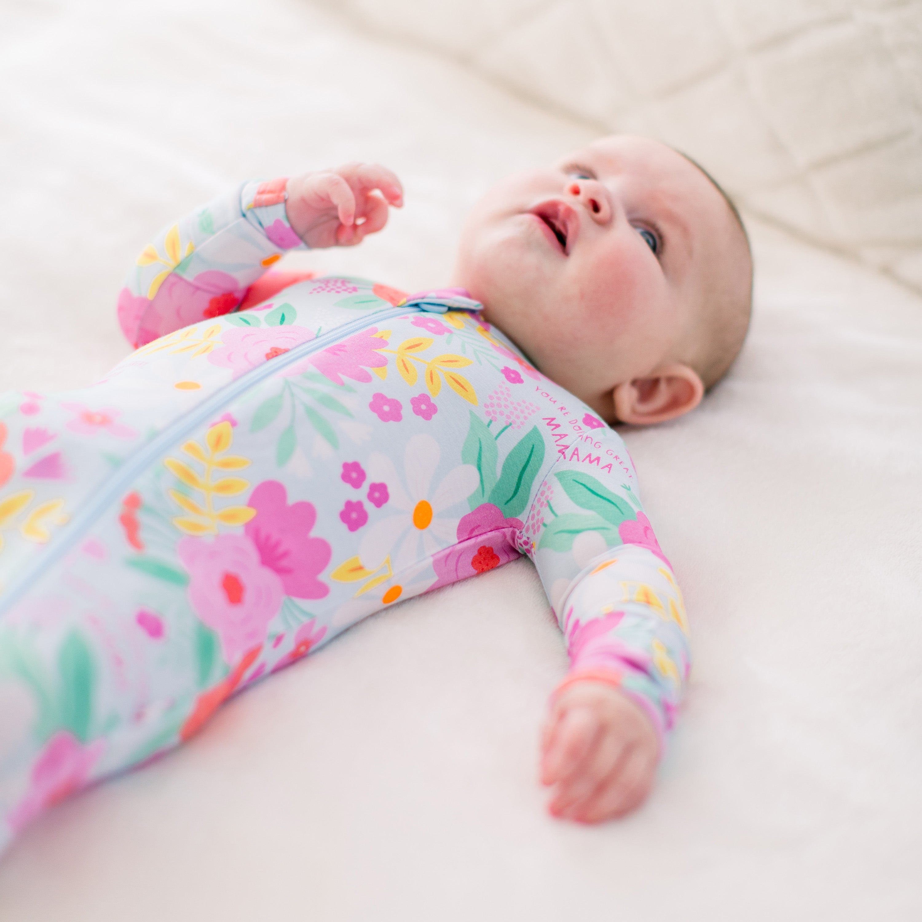 The Second-skin Footie | Flower Power | "you're Doing Great, Mama"