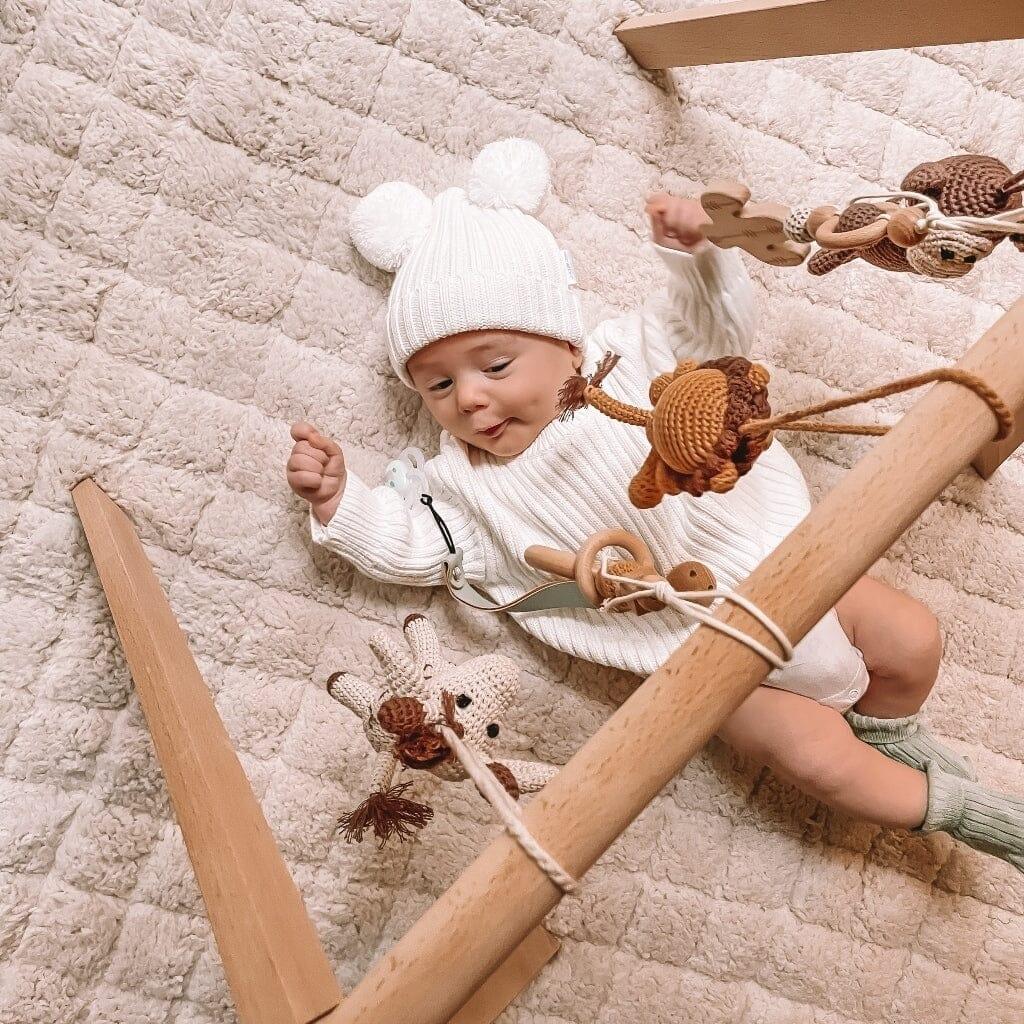 Handmade Crochet Toys For Baby Gym | Savanna Friends