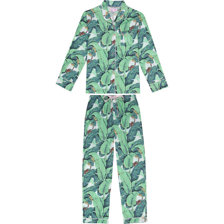 Women's Martinique® Banana Leaf Shirt + Pj Pant Set