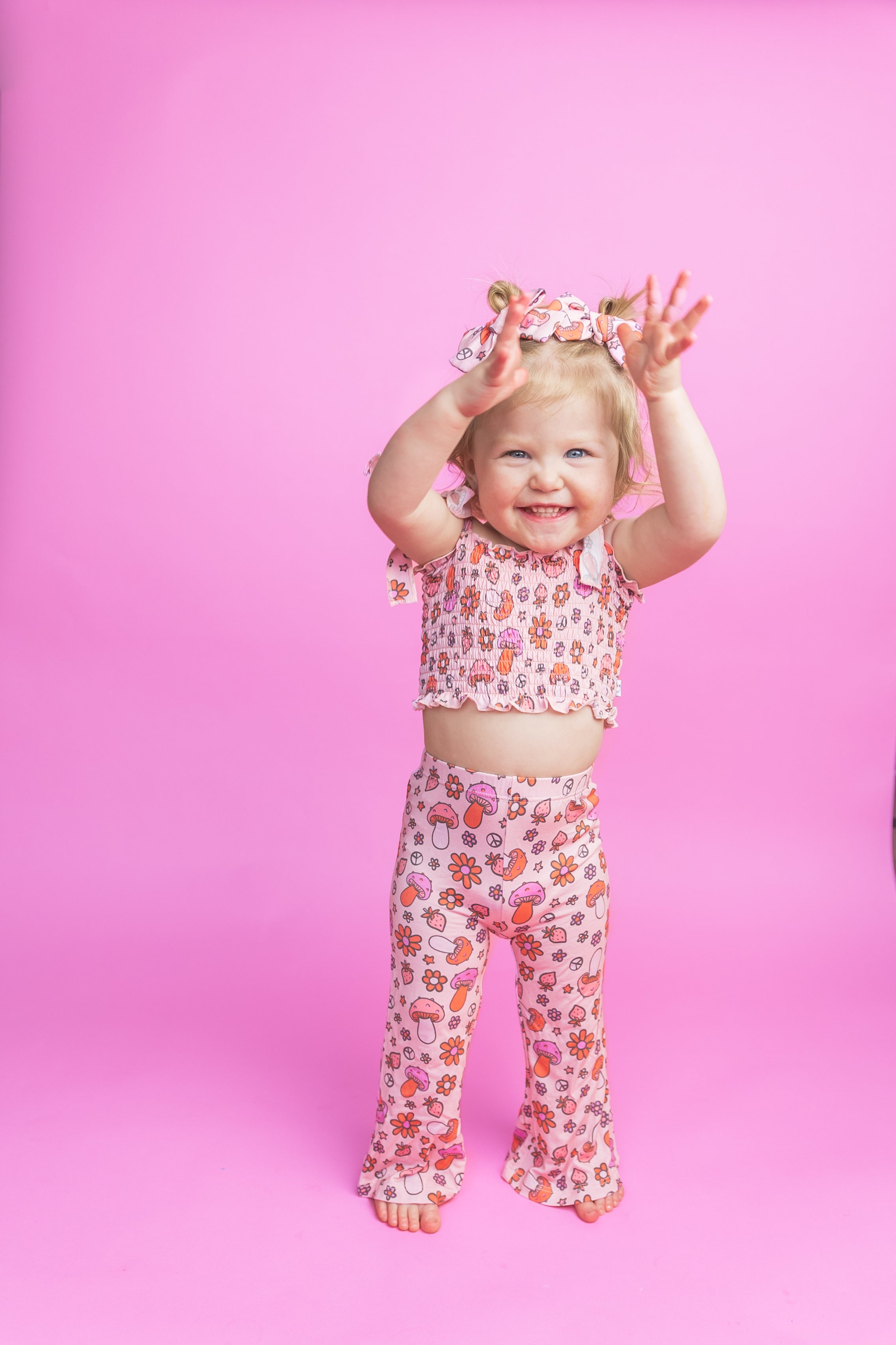 Feelin' Mushy Dream Smocked Flare Set