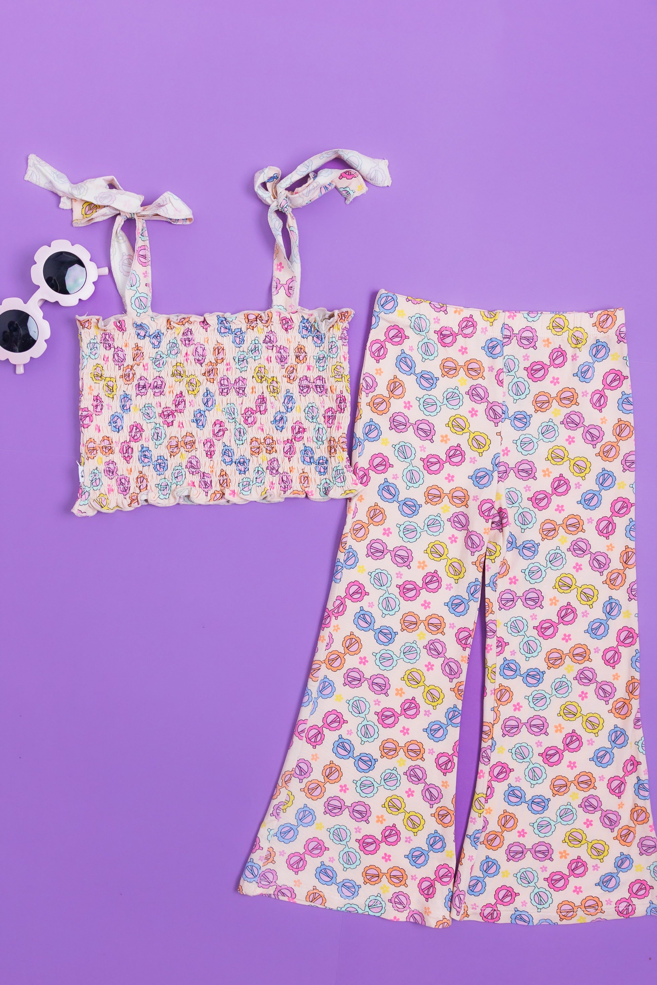 Ray Of Sunshine Dream Smocked Flare Set