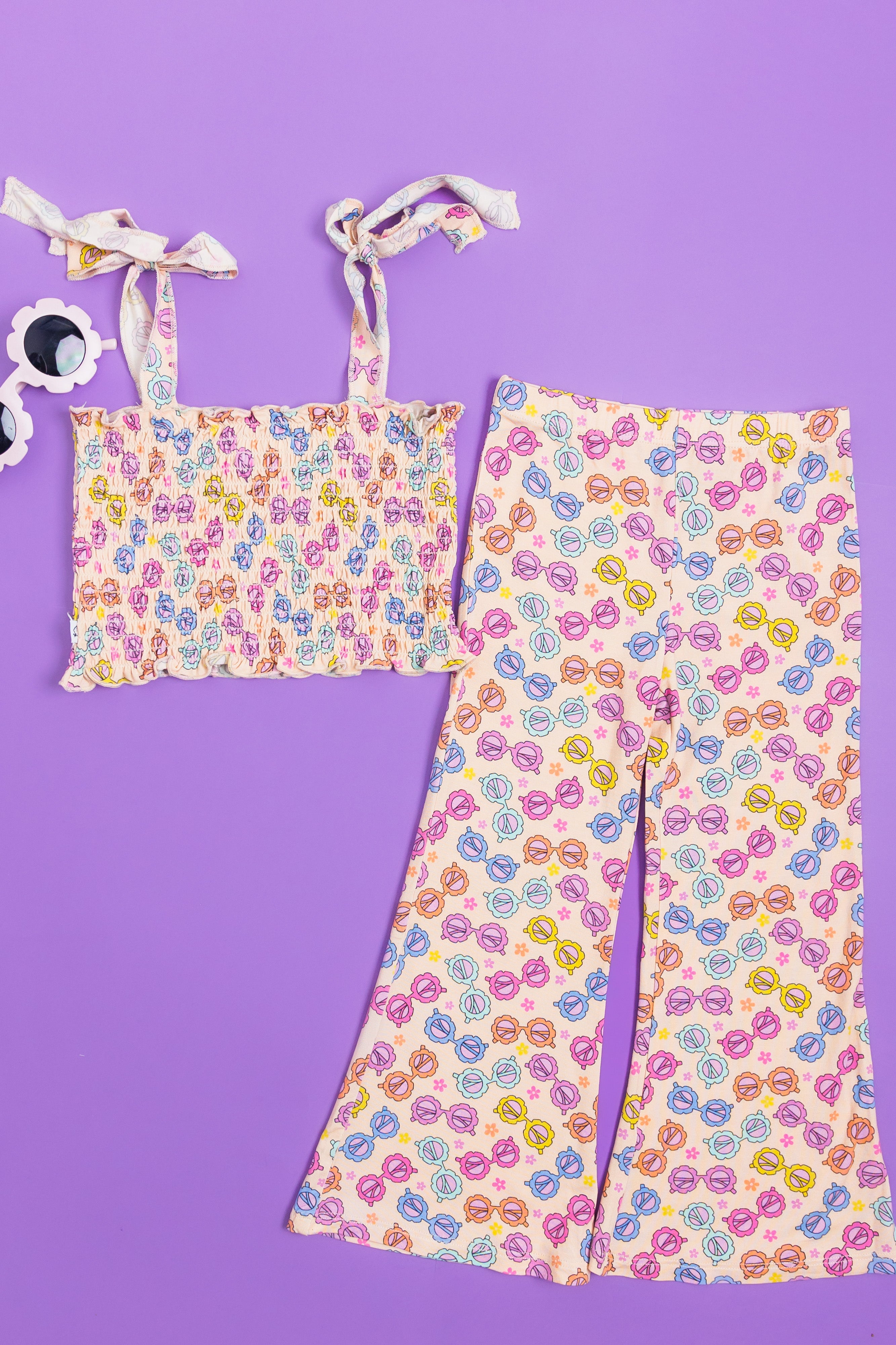 Ray Of Sunshine Dream Smocked Flare Set