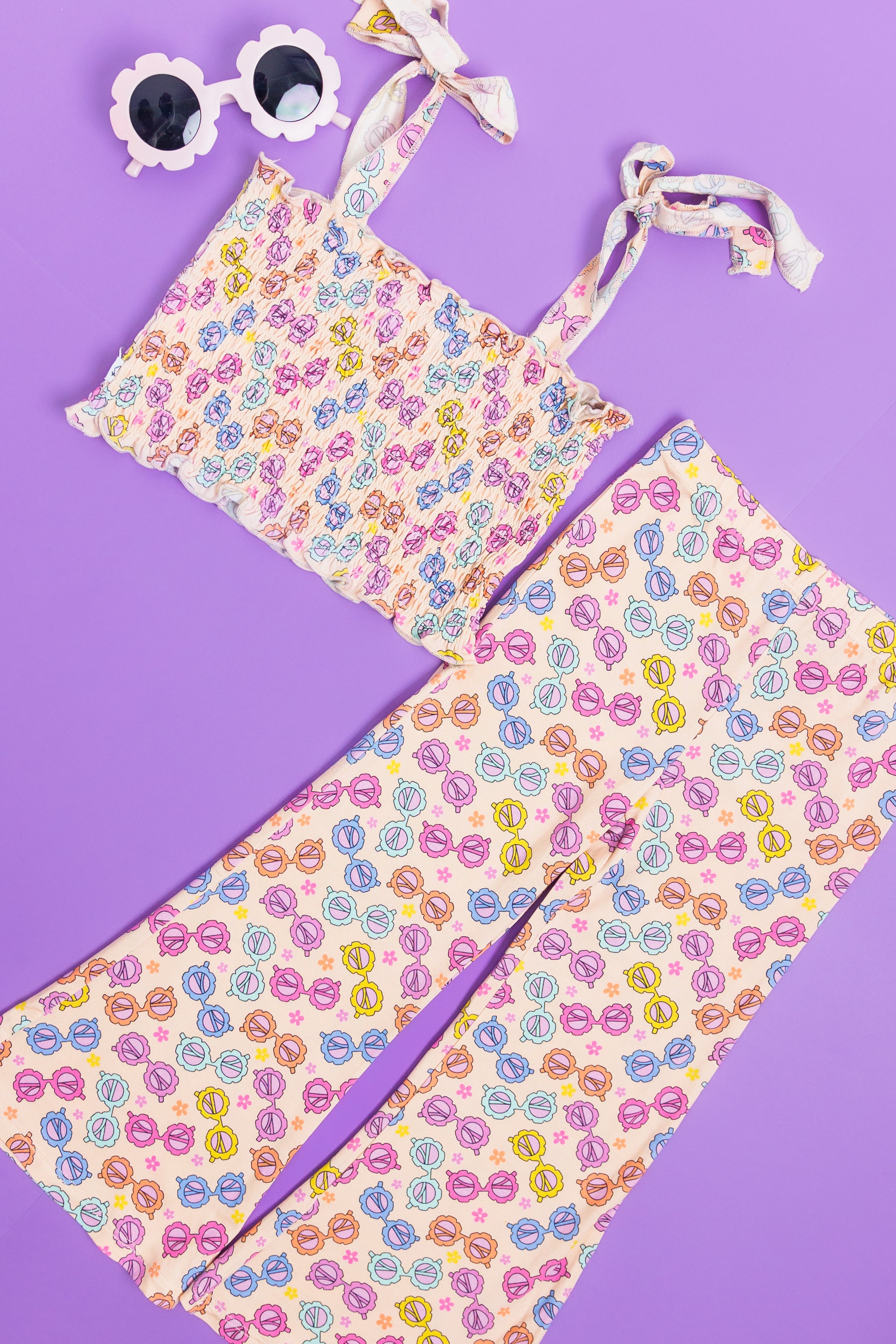 Ray Of Sunshine Dream Smocked Flare Set