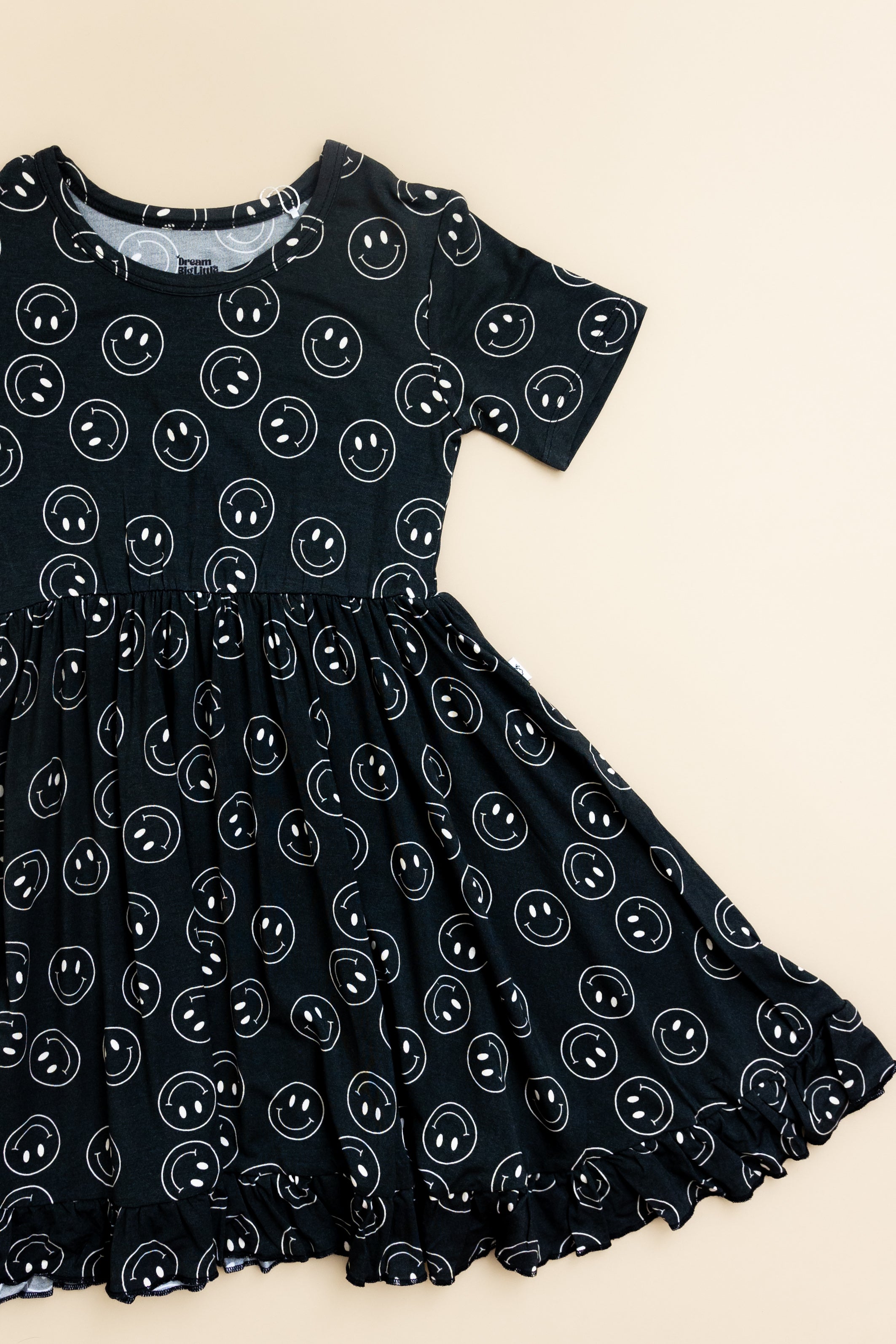 Midnight Smiles Dream Ruffle Dress
