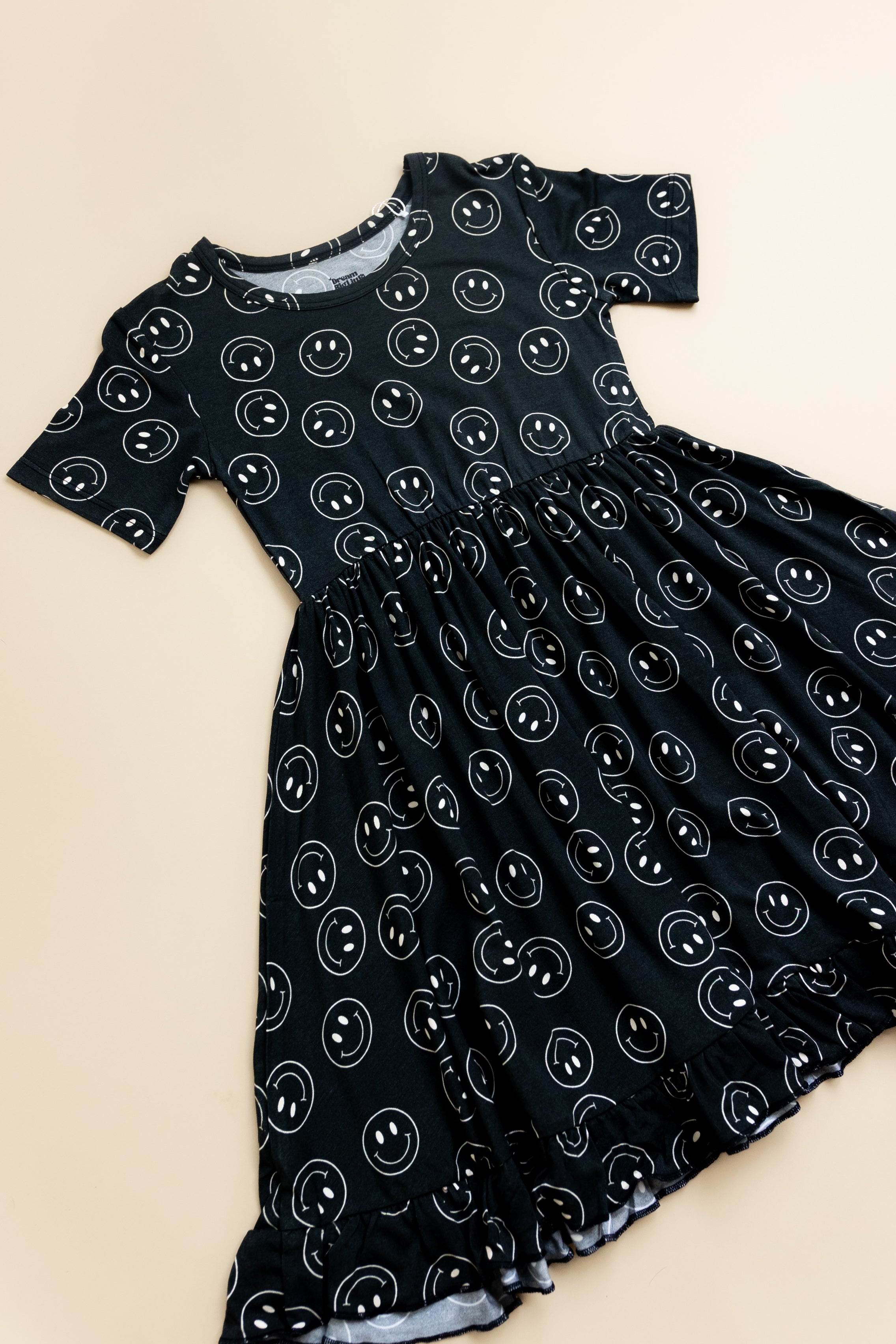 Midnight Smiles Dream Ruffle Dress