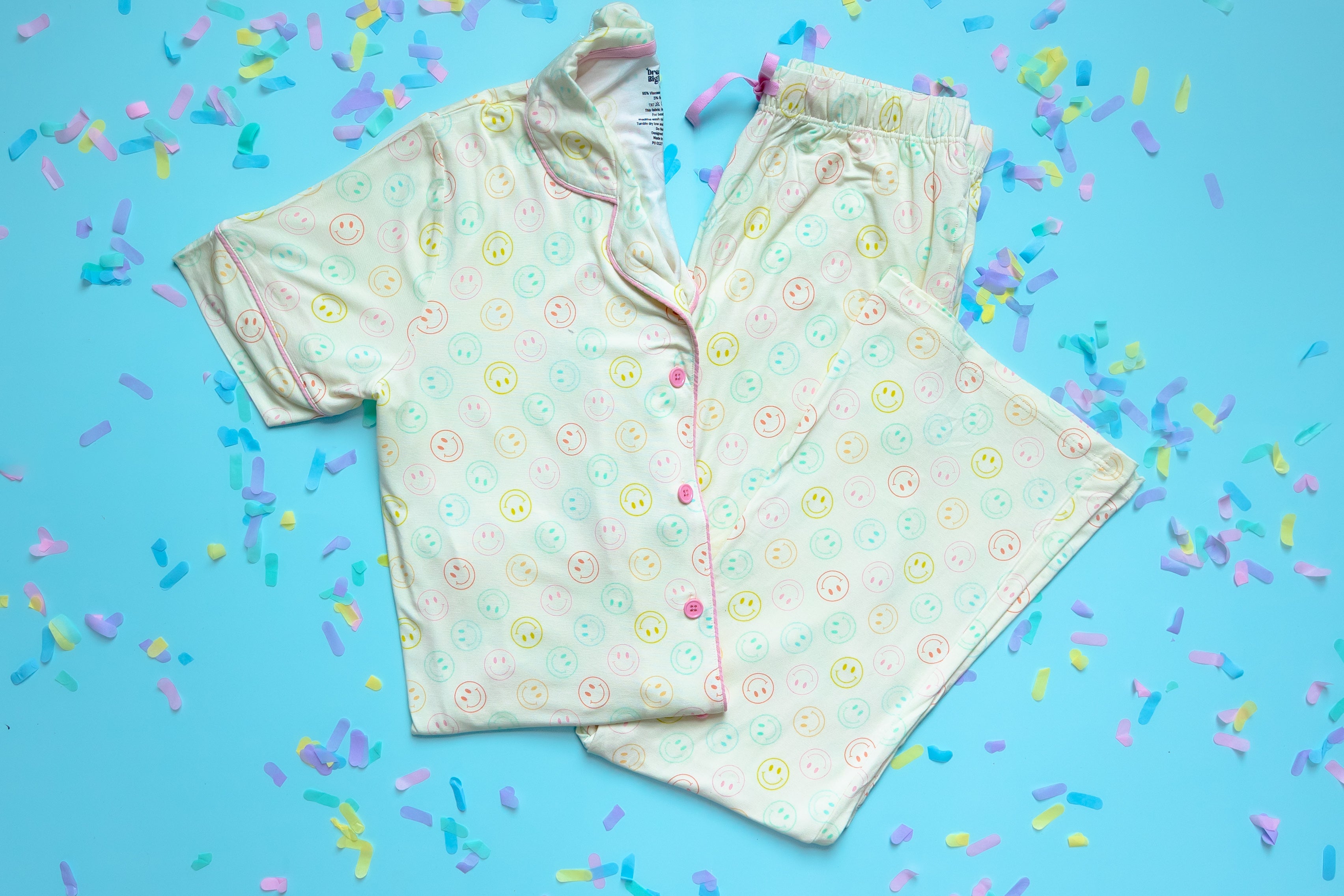 Pastel Smiles Women's Relaxed Flare Dream Set