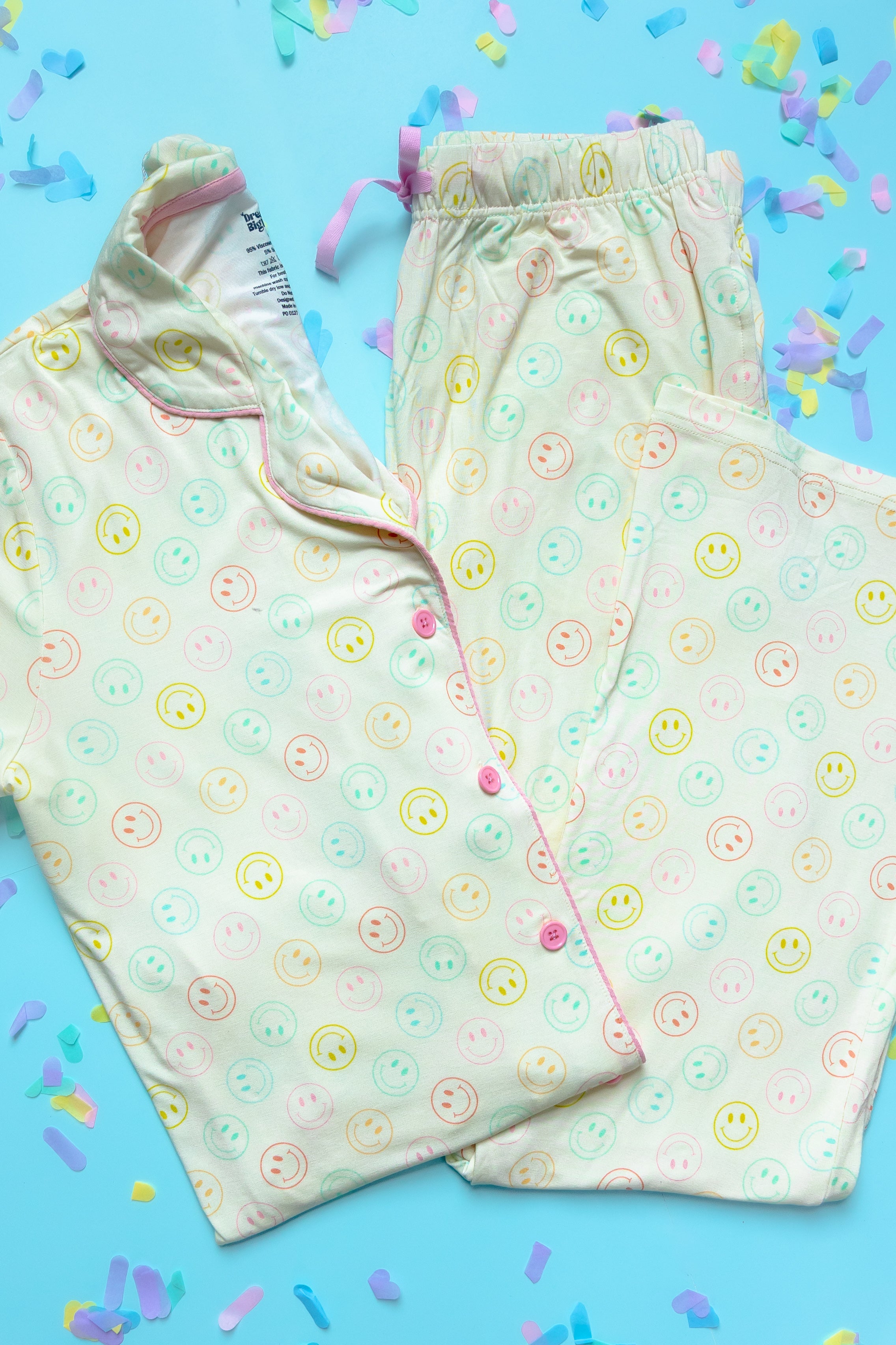 Pastel Smiles Women's Relaxed Flare Dream Set