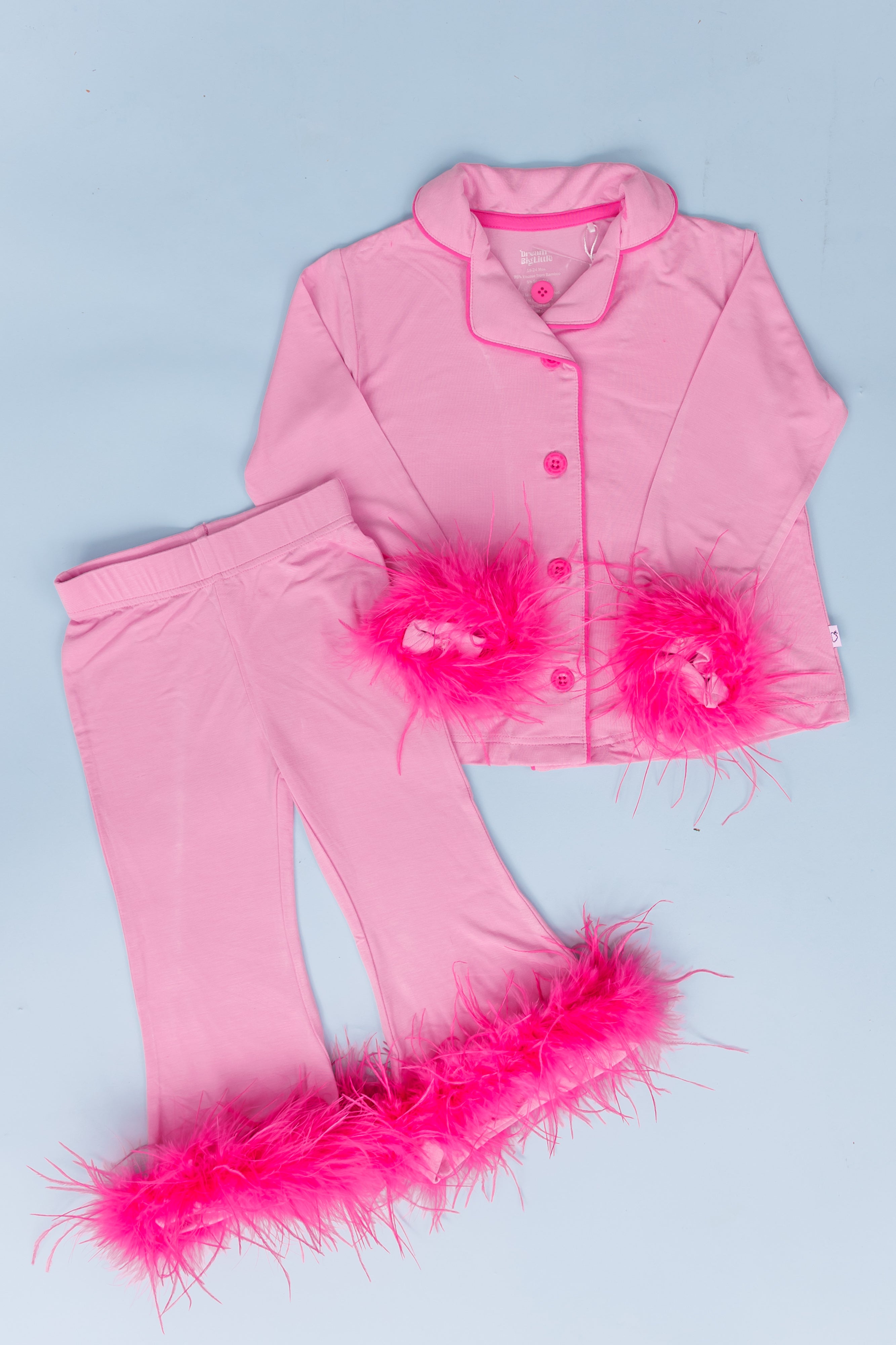 Bubblegum Girl’s Flare Feathered Dream Set
