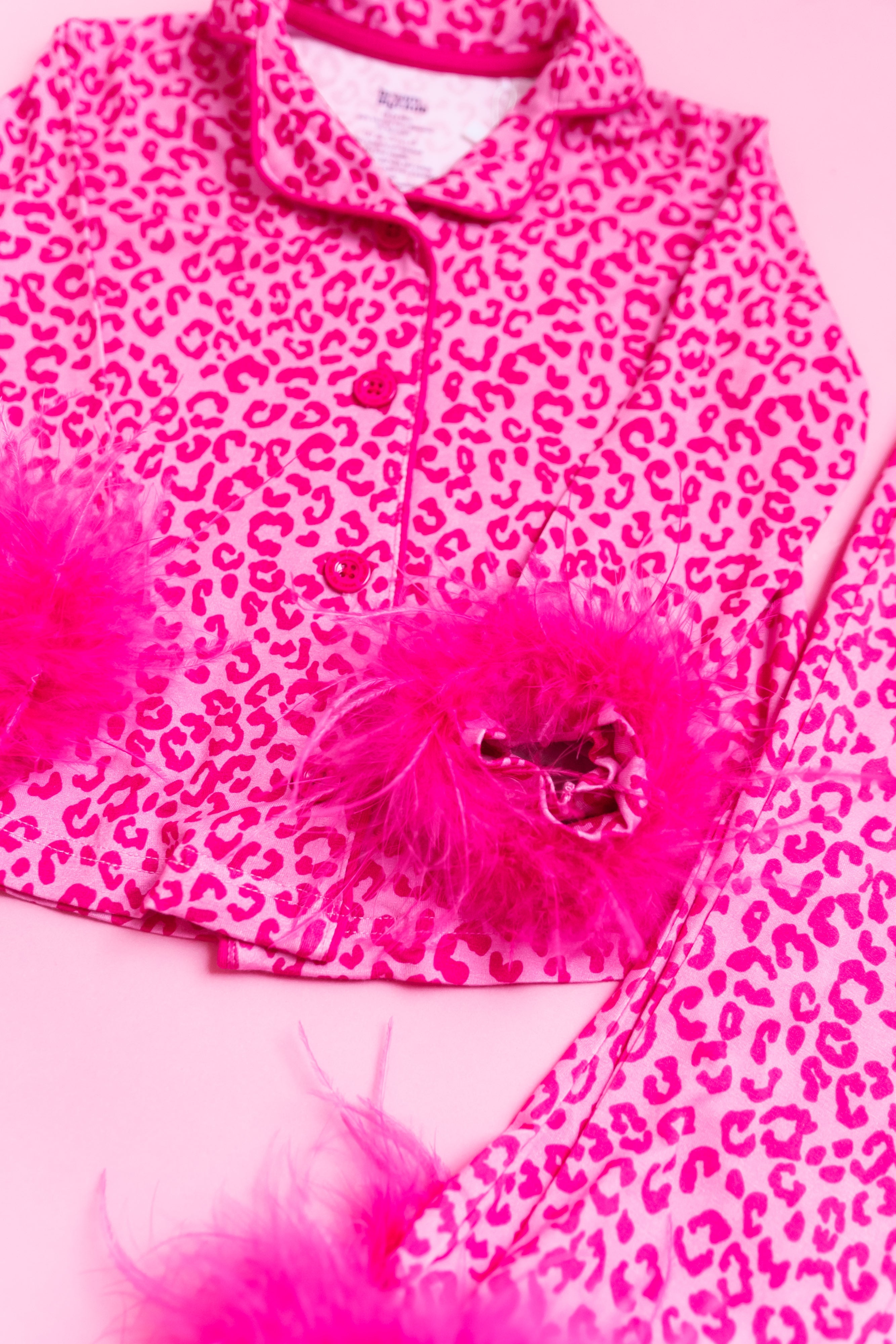 Love Leopard Girl’s Flare Feathered Dream Set