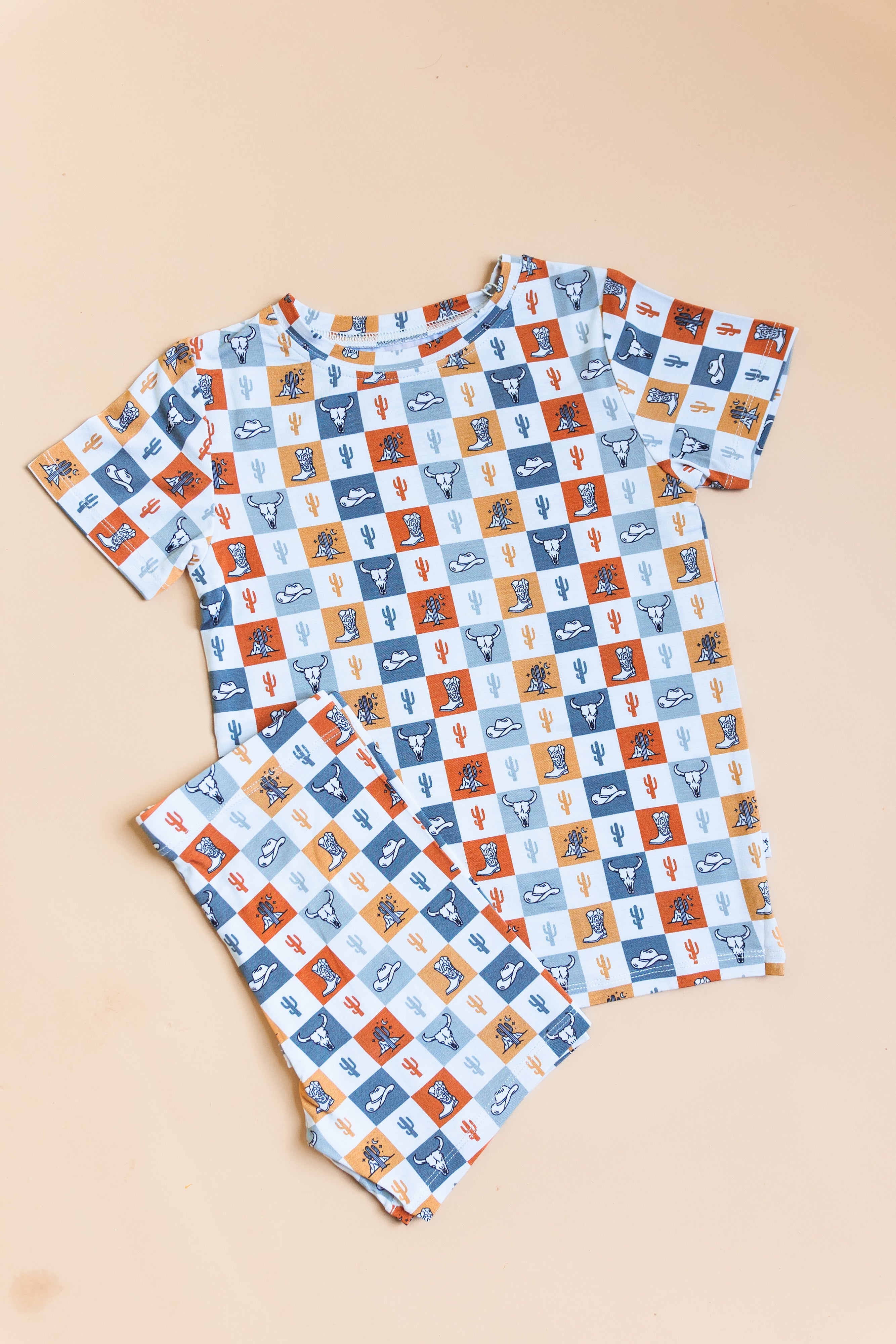 Wild West Checkers Dream Short Set