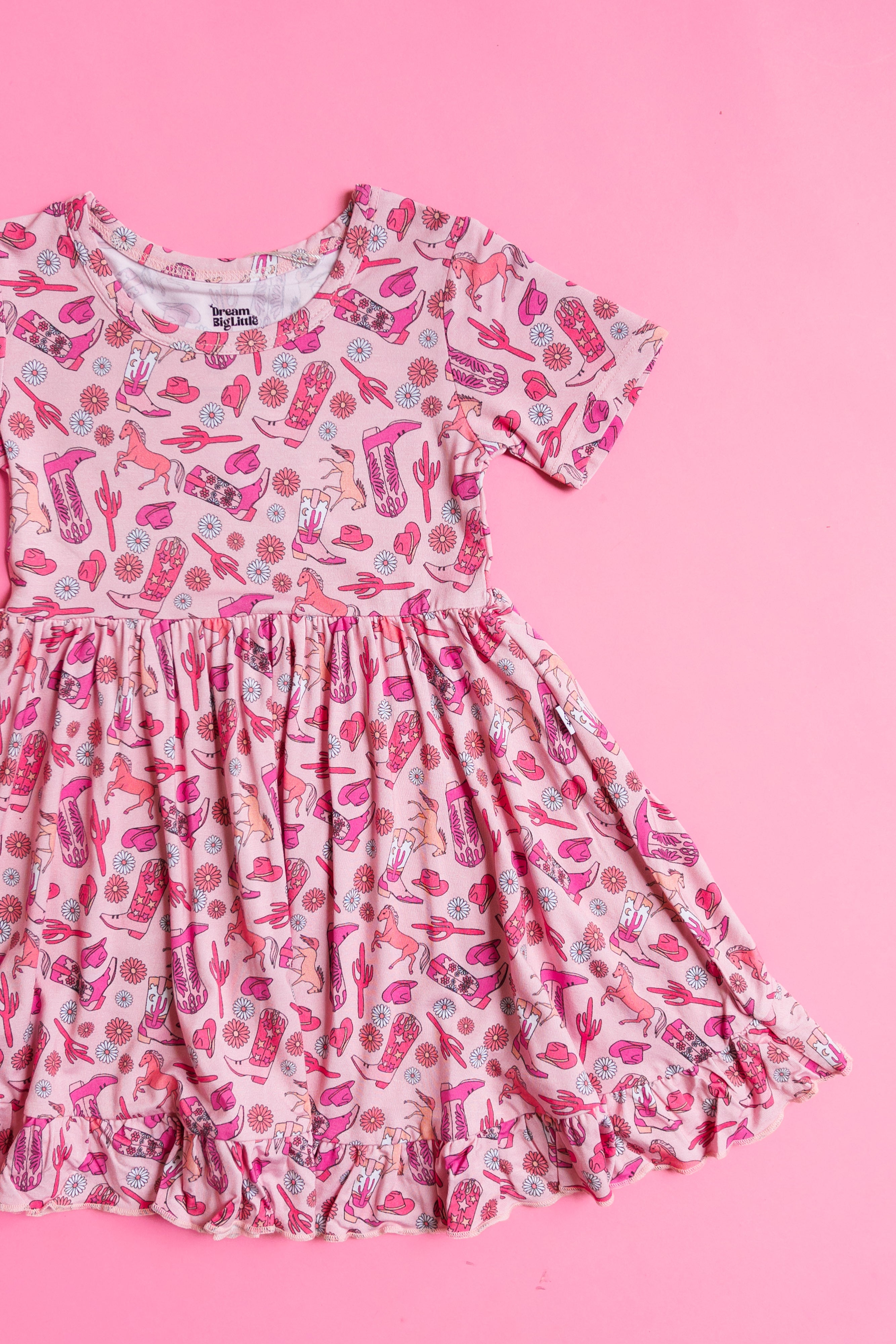 Stay Wild Cowgirl Dream Ruffle Dress