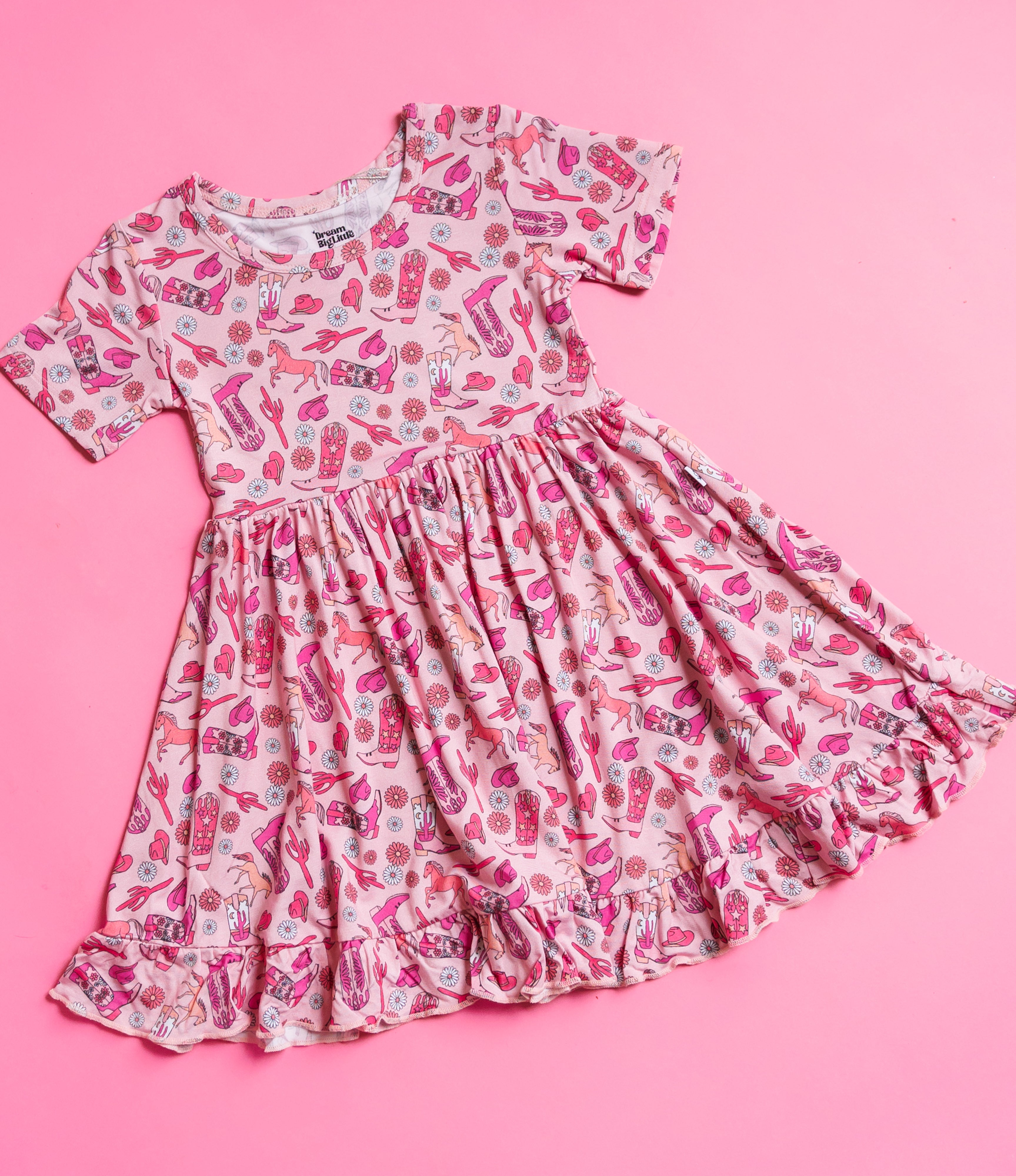 Stay Wild Cowgirl Dream Ruffle Dress