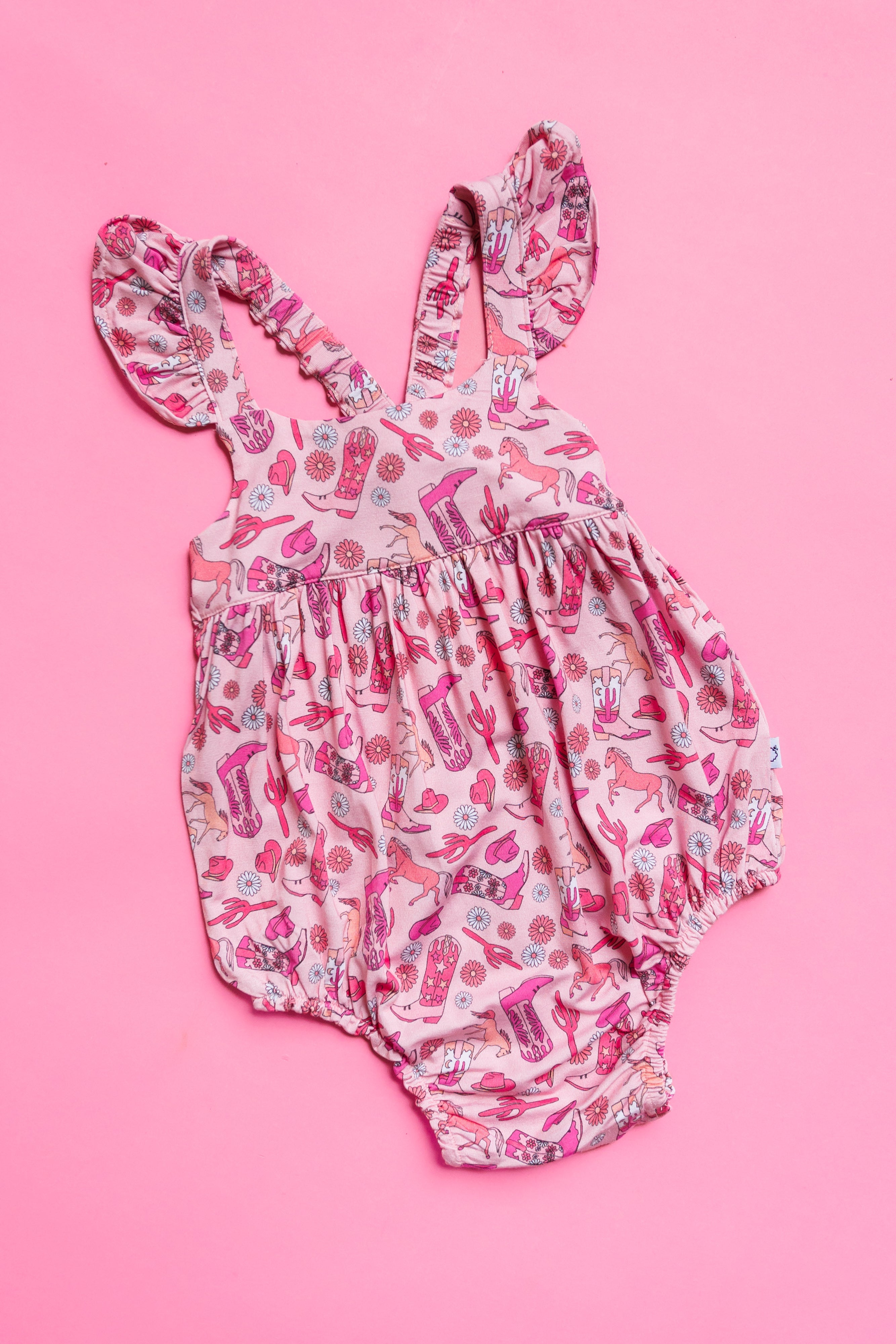 Stay Wild Cowgirl Dream Bubble Romper