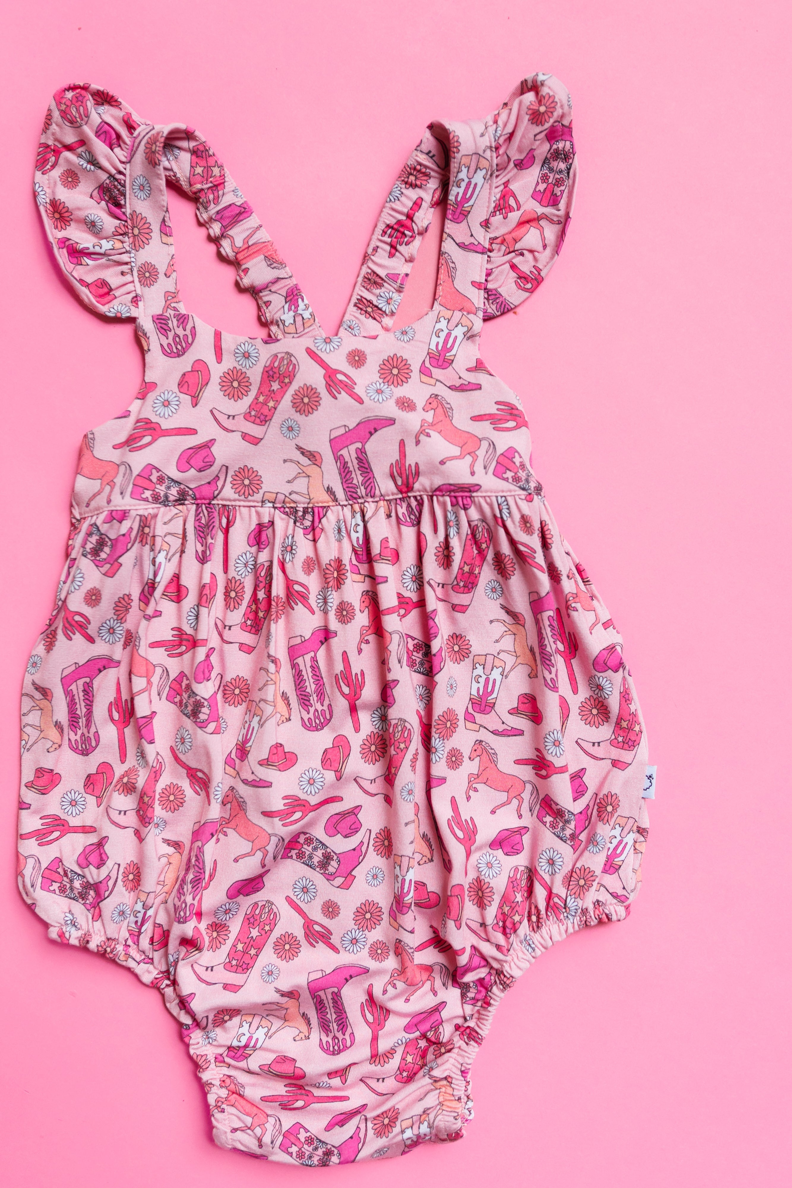 Stay Wild Cowgirl Dream Bubble Romper