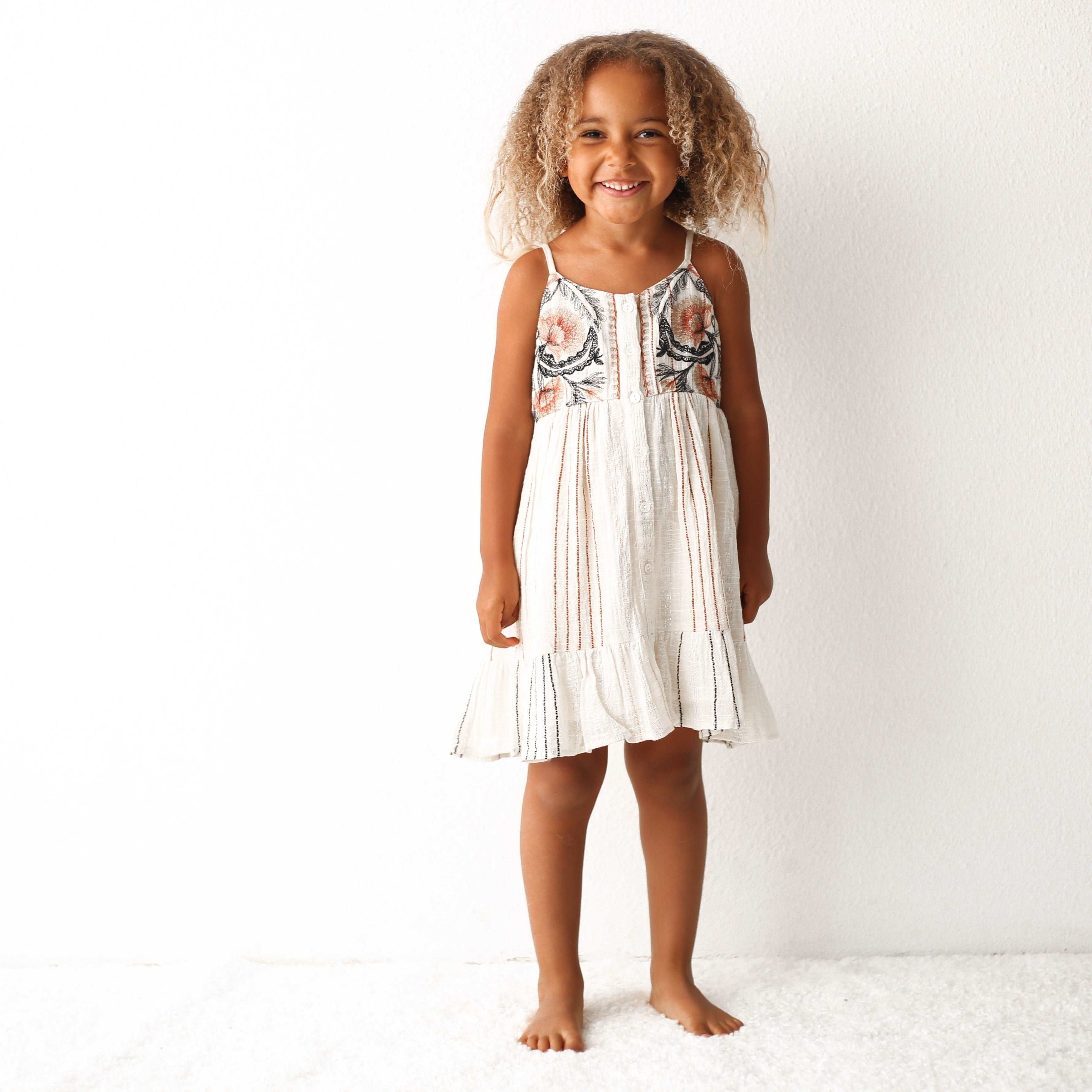 Amaya Mini Dress In Cream