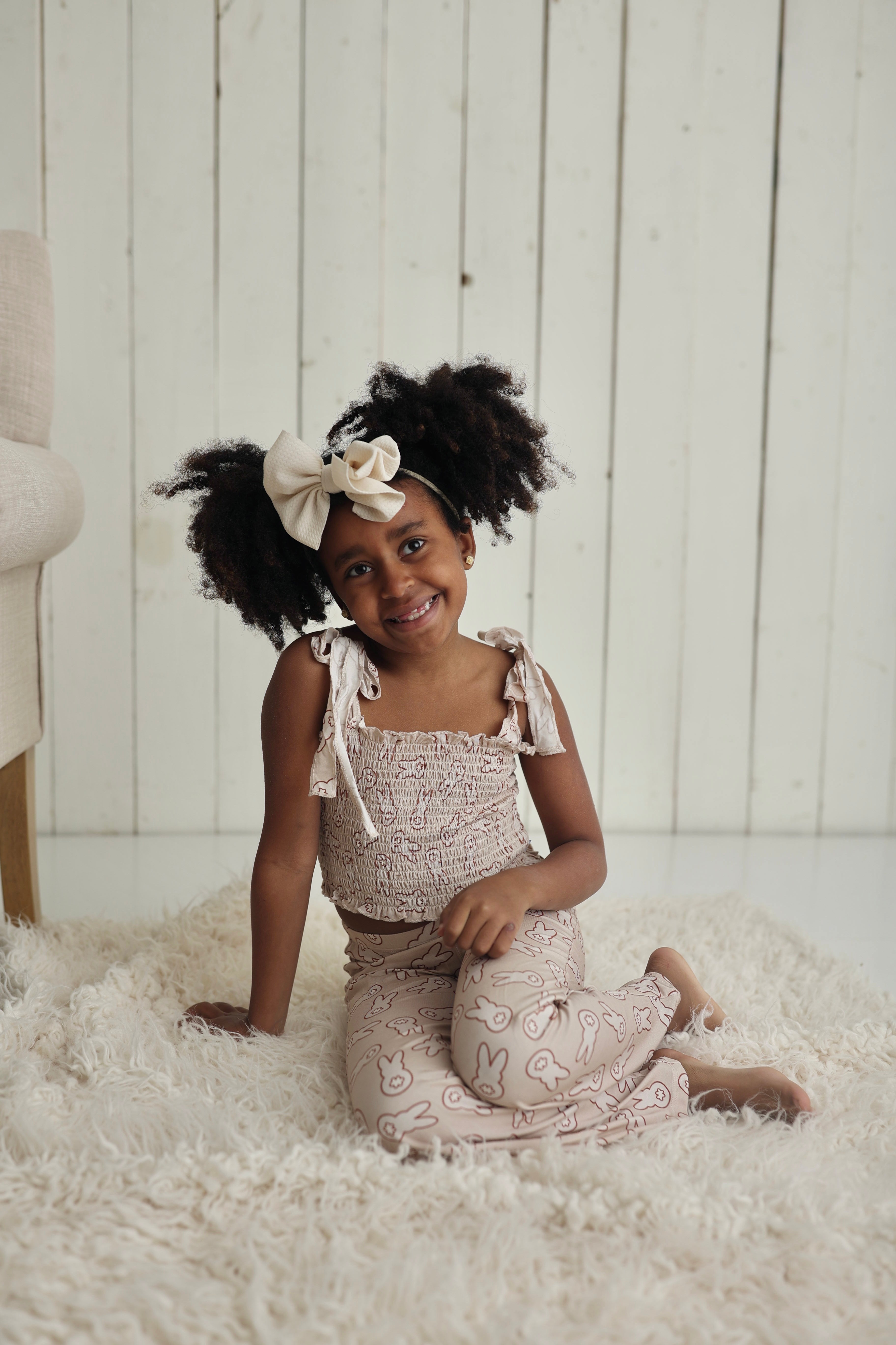 Bunny Tails Dream Smocked Flare Set