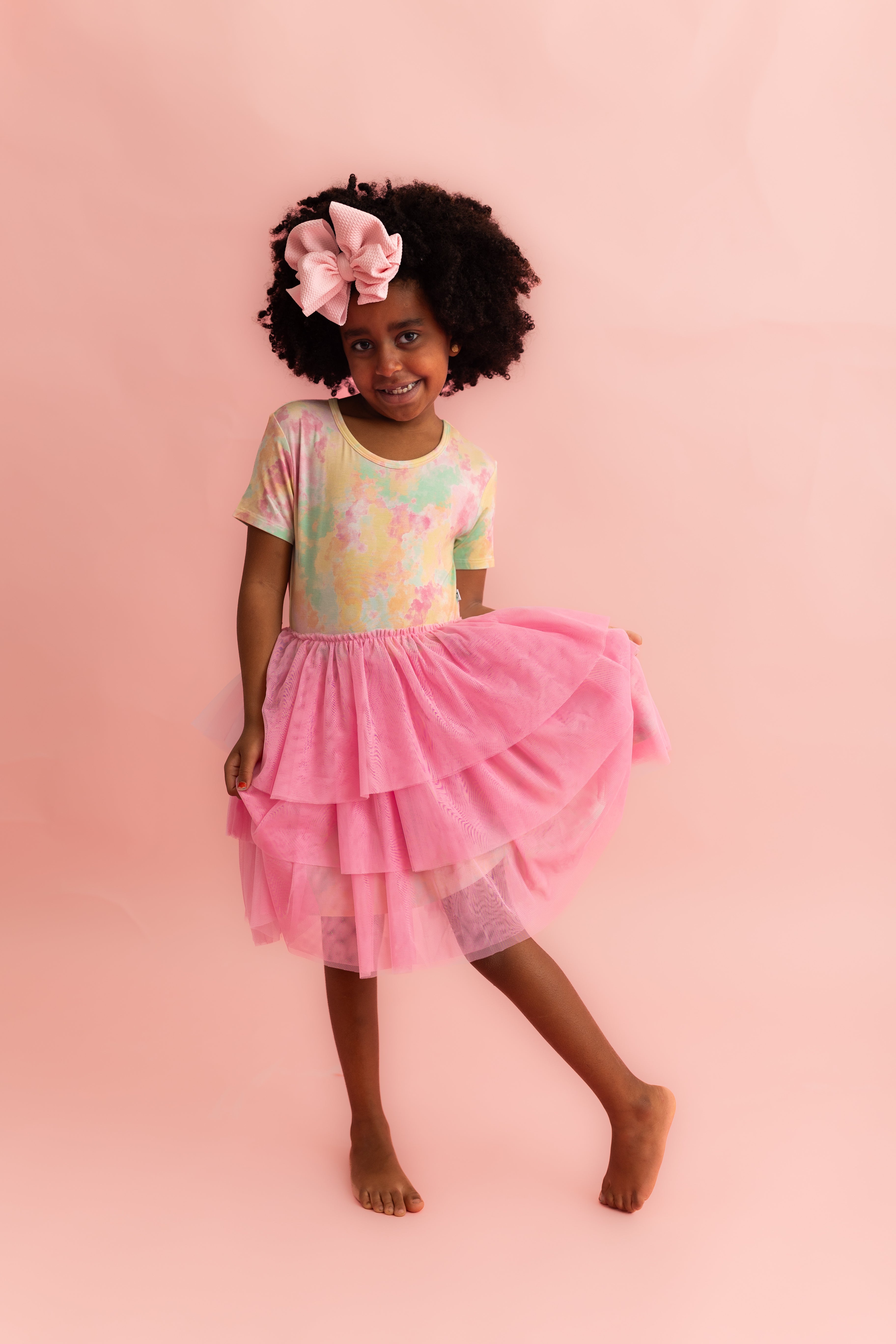 Rainbow Clouds Dream Tutu Dress