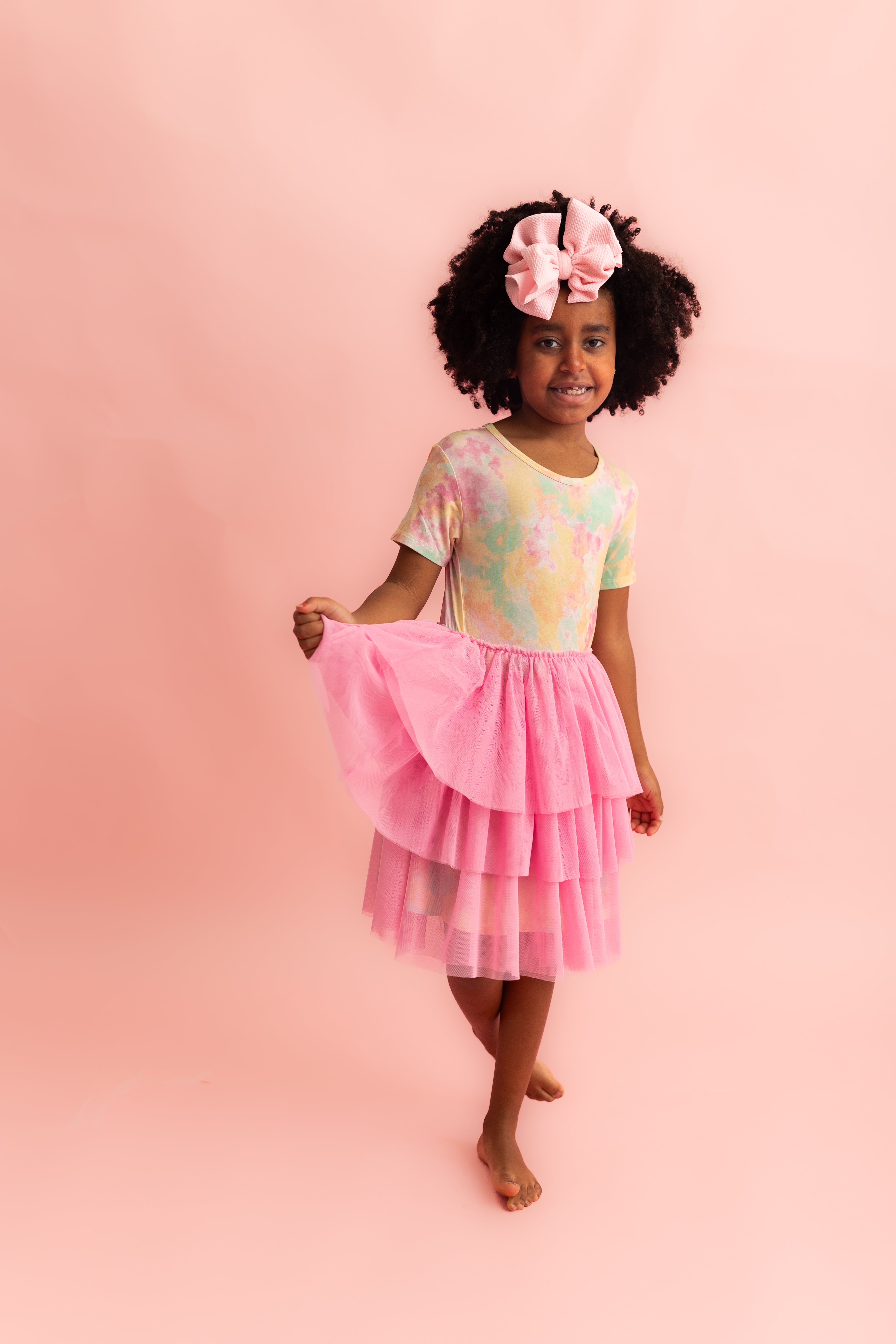Rainbow Clouds Dream Tutu Dress