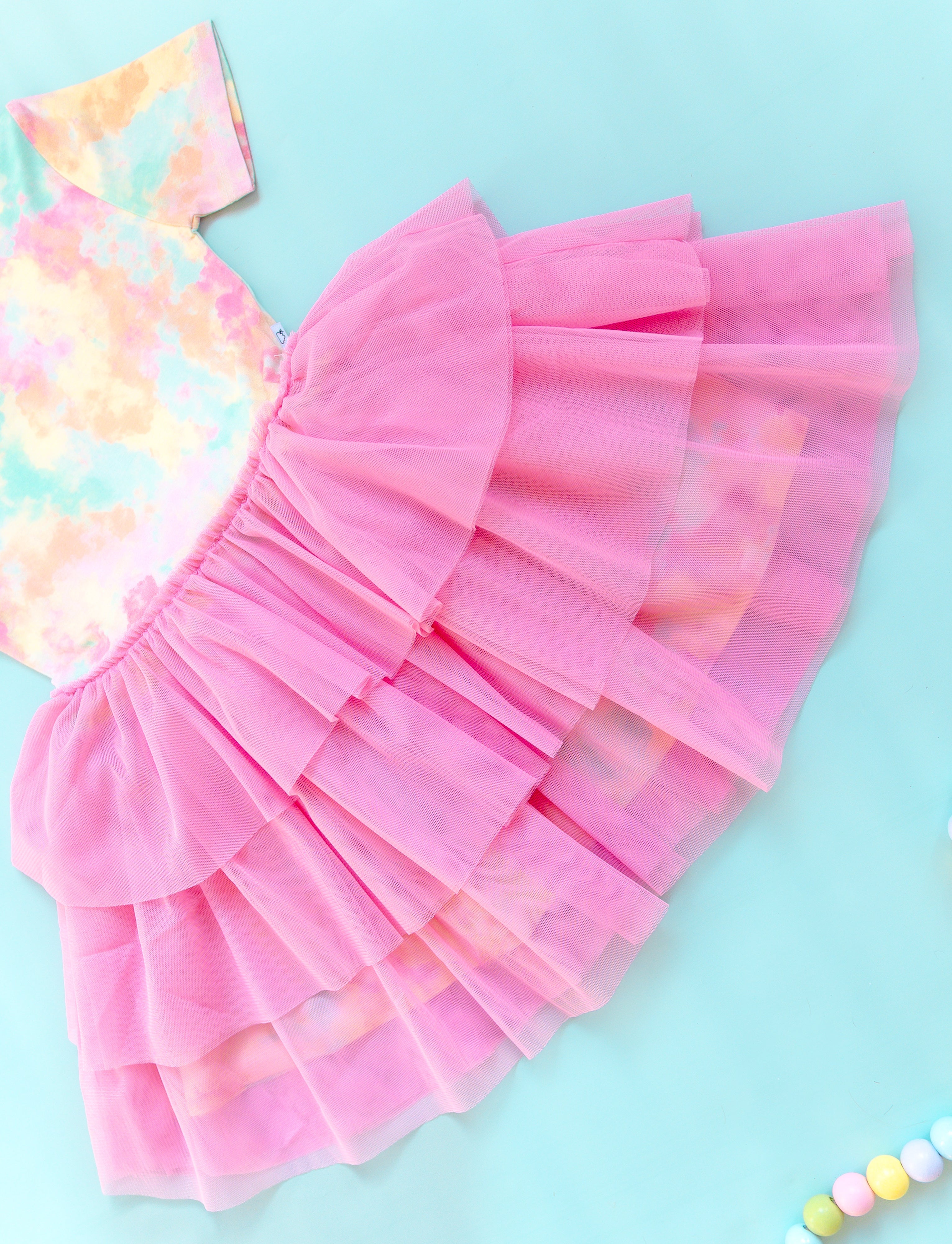 Rainbow Clouds Dream Tutu Dress