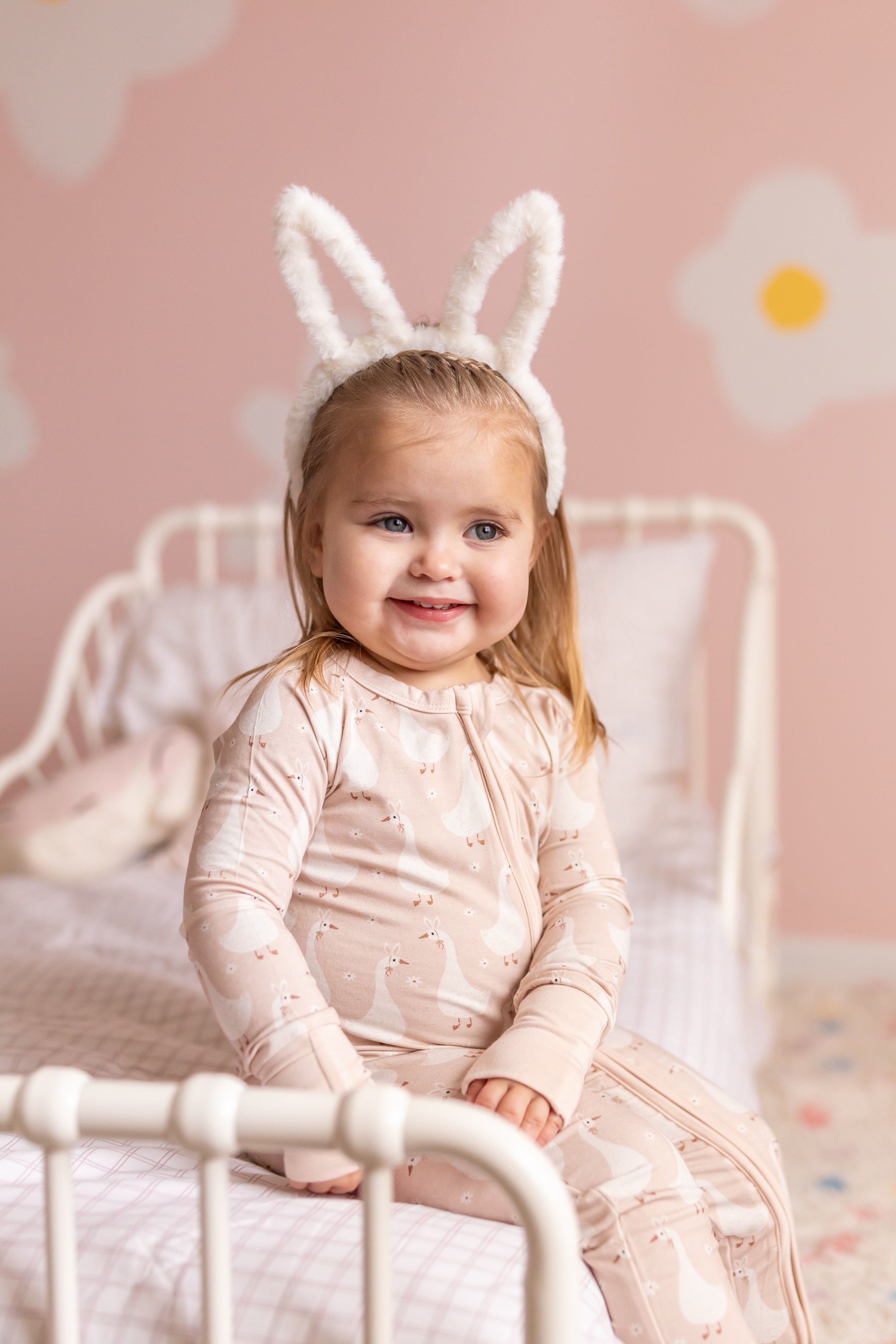 Silly Goose On The Loose Bamboo Zippy Romper