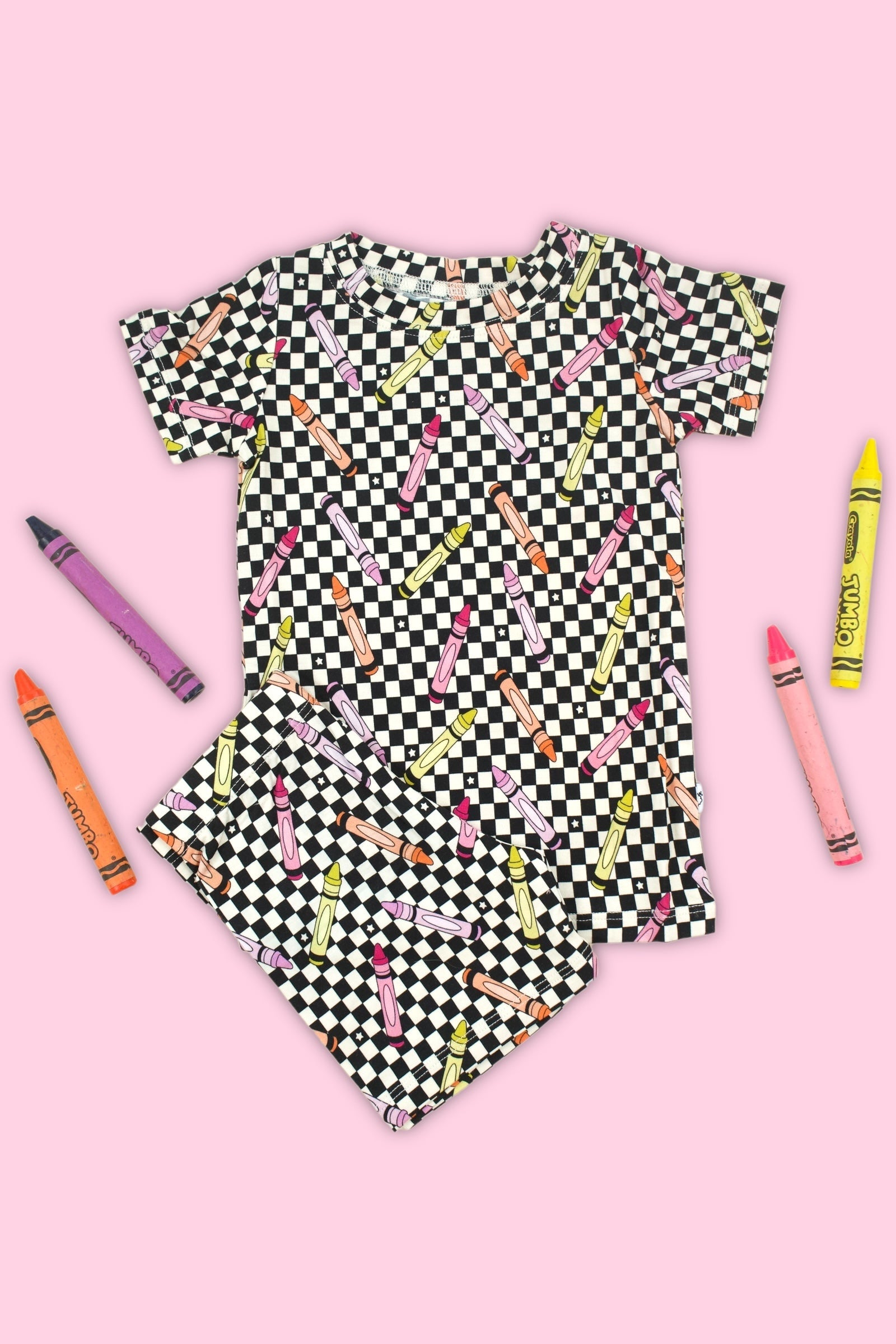 Get Your Crayon On Dream Short Set