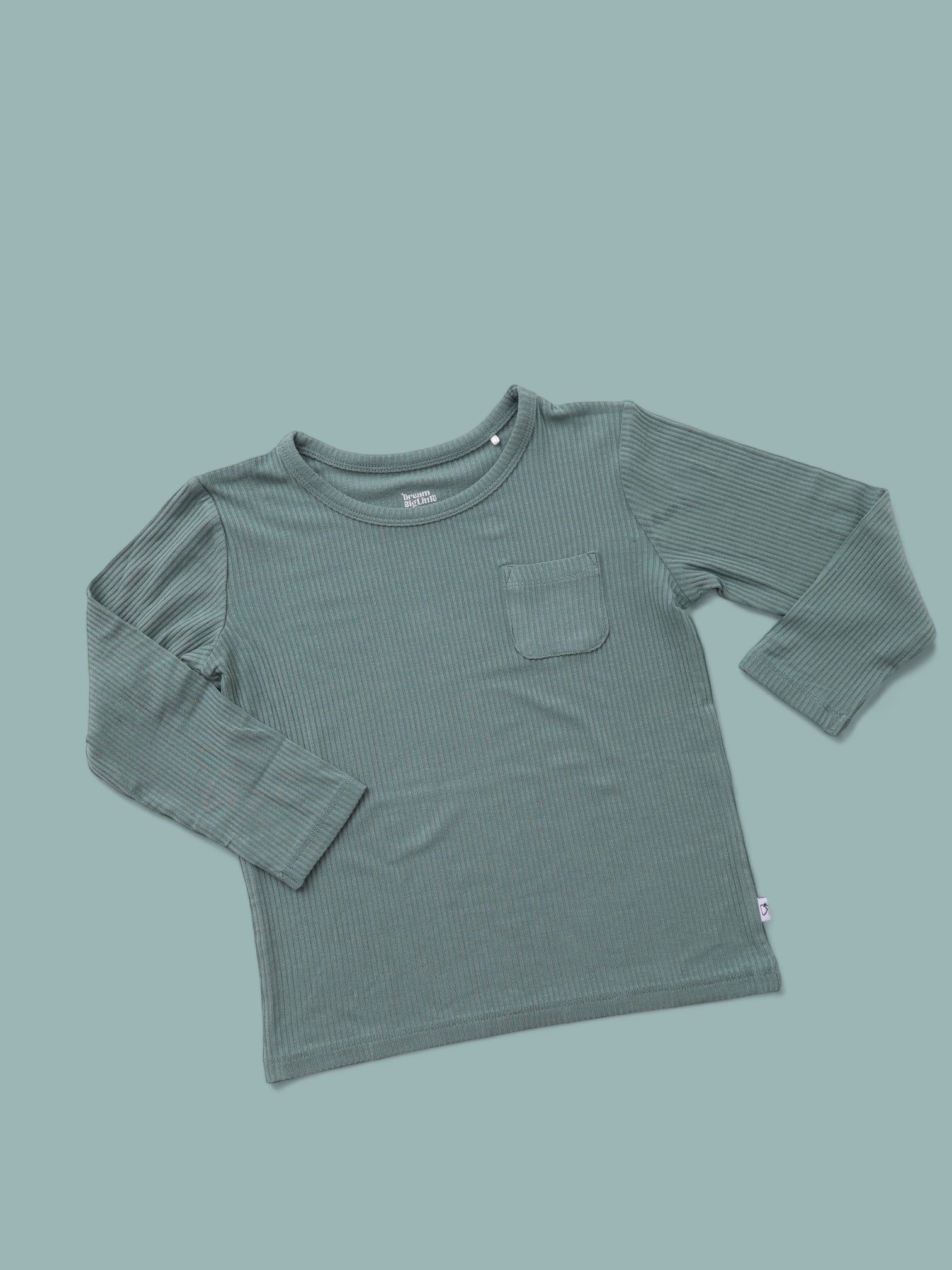 Sage Rib Dream Pocket Tee