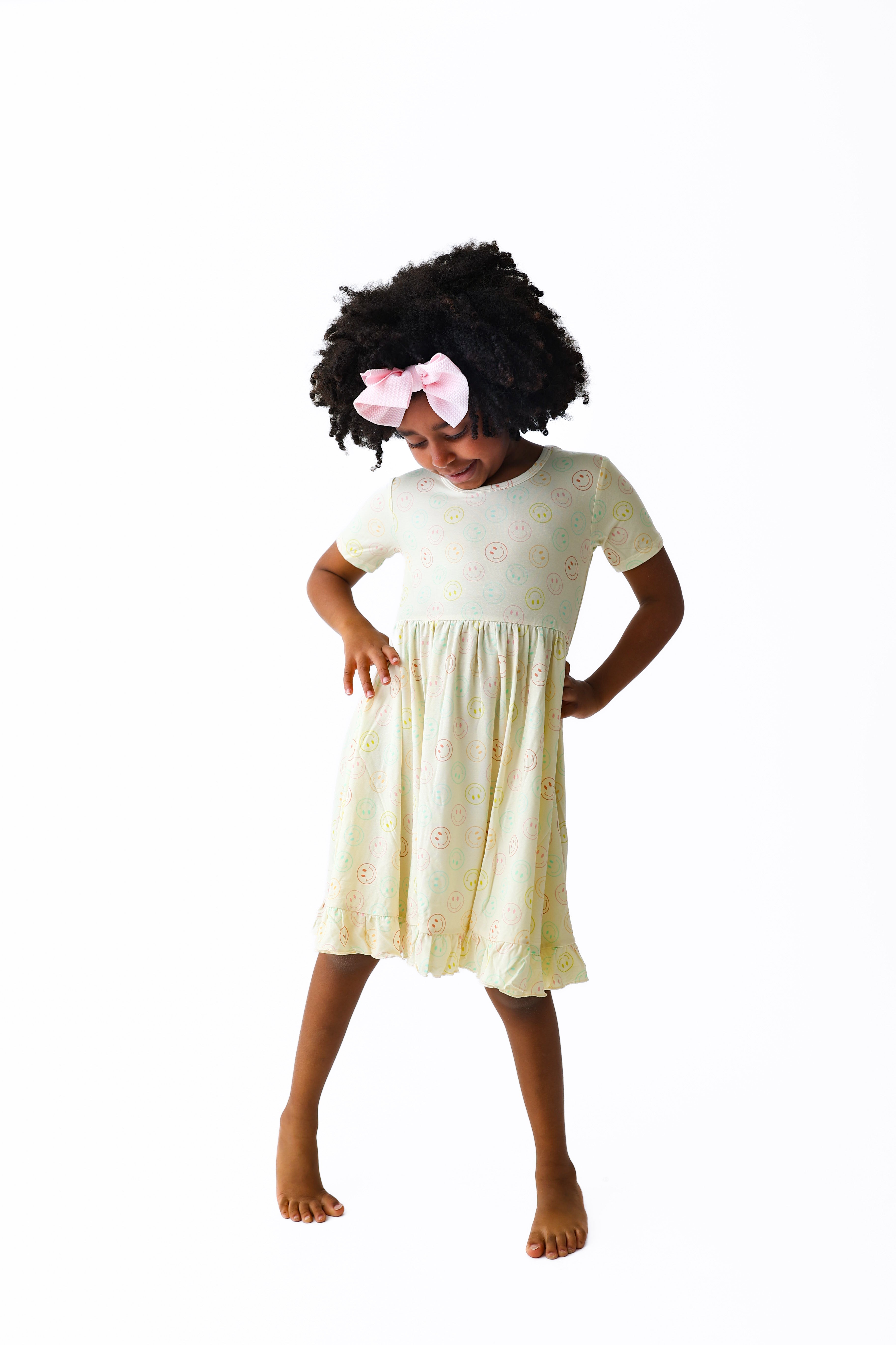 Pastel Smiles Dream Ruffle Dress