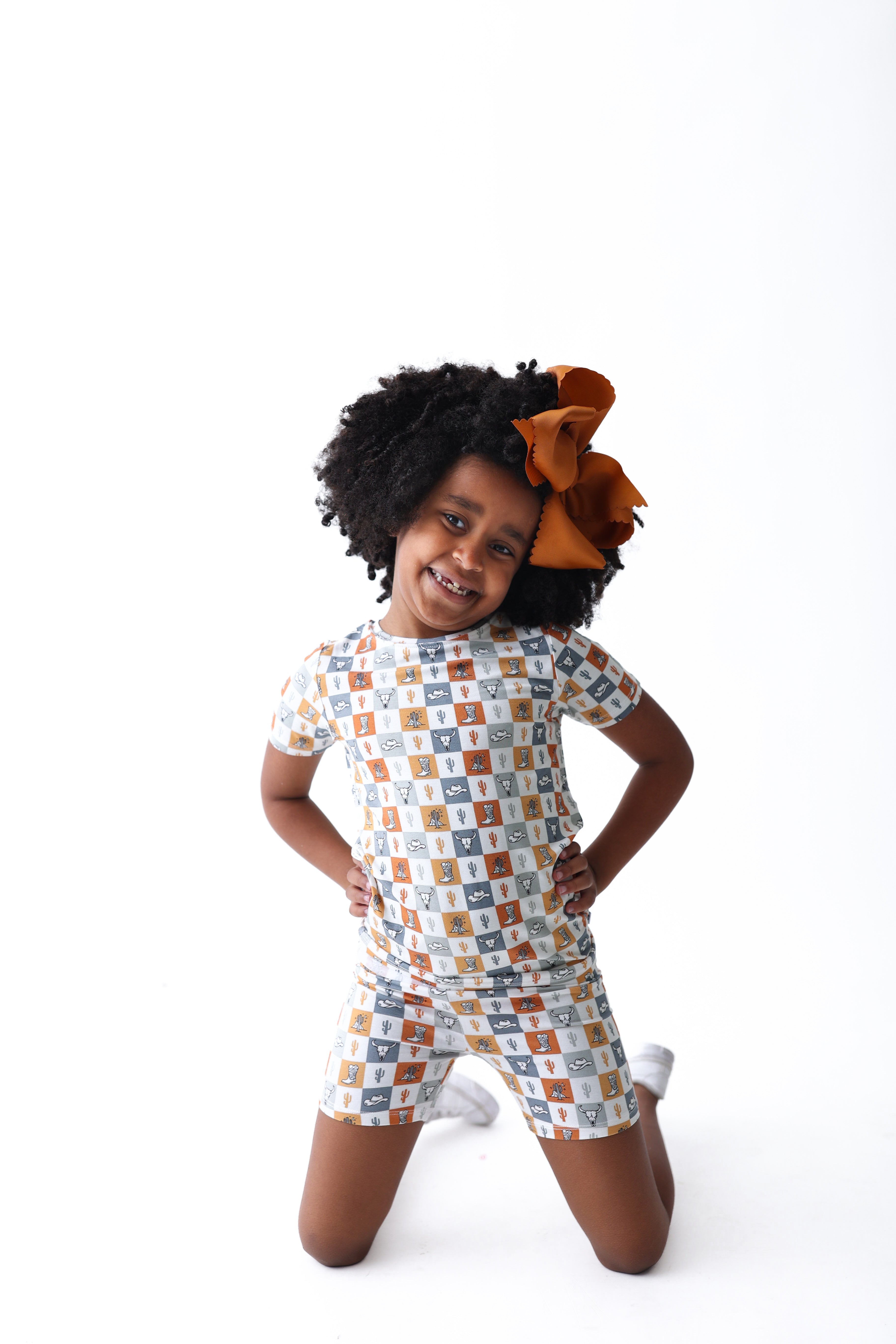 Wild West Checkers Dream Short Set