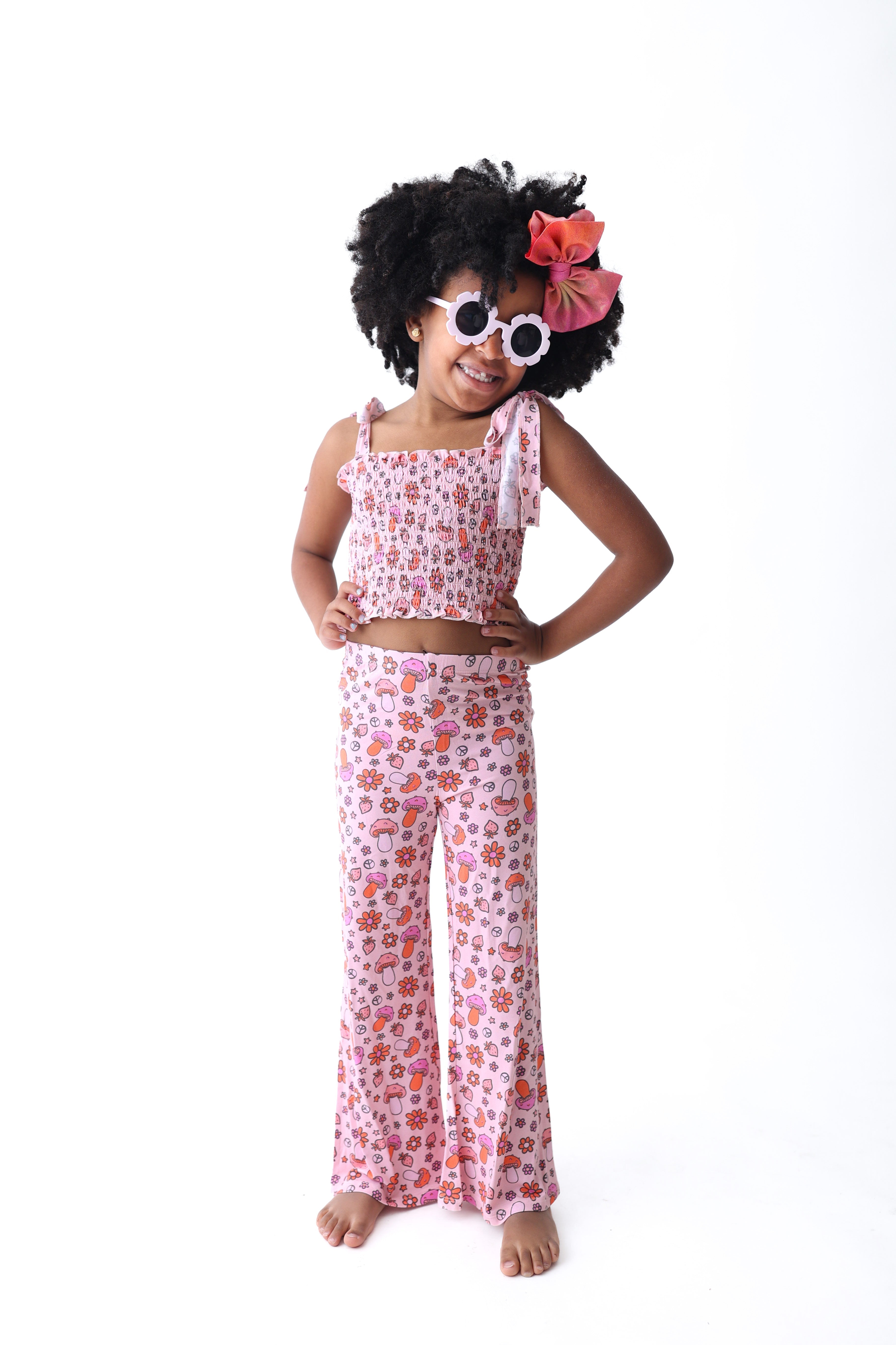 Feelin' Mushy Dream Smocked Flare Set