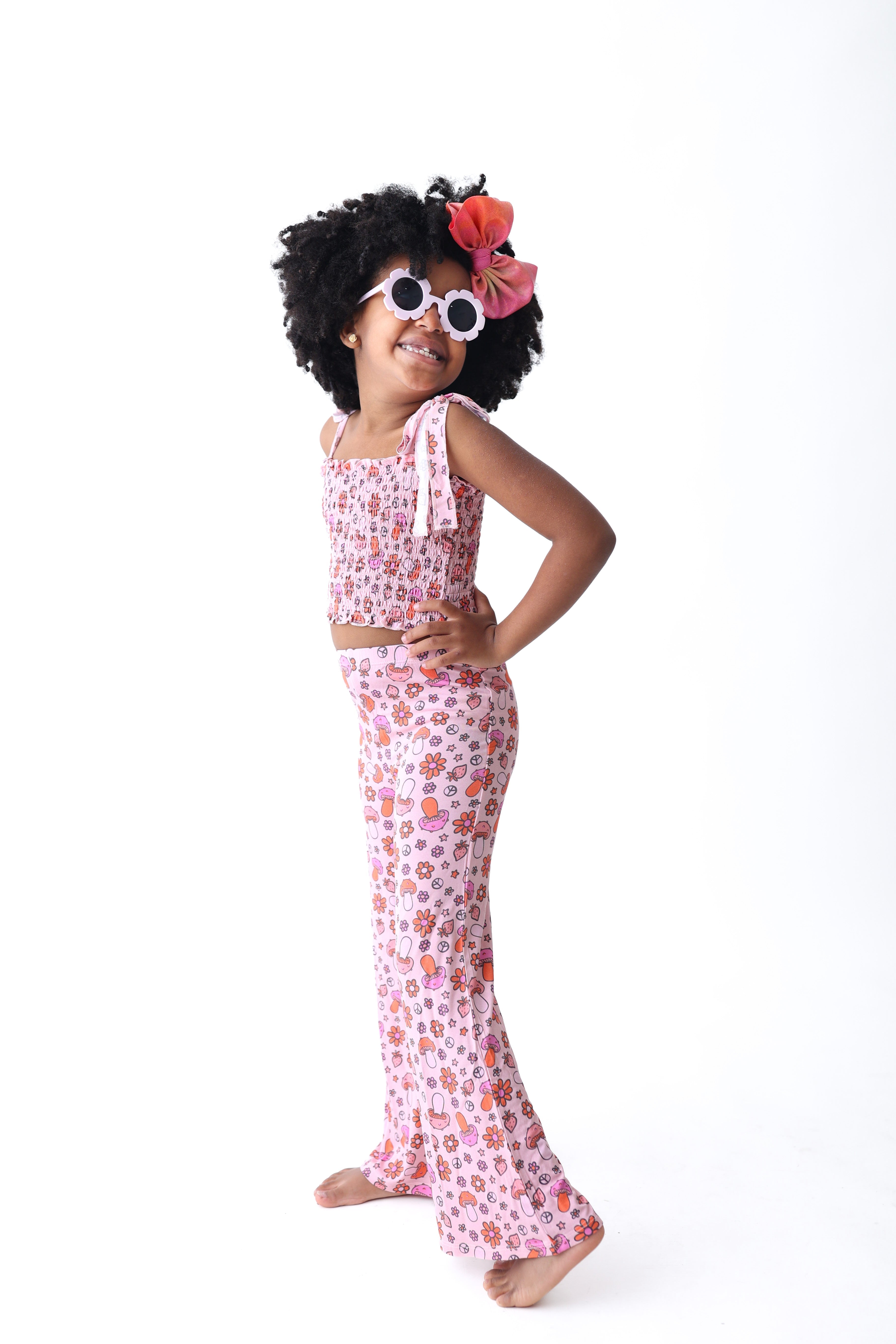 Feelin' Mushy Dream Smocked Flare Set