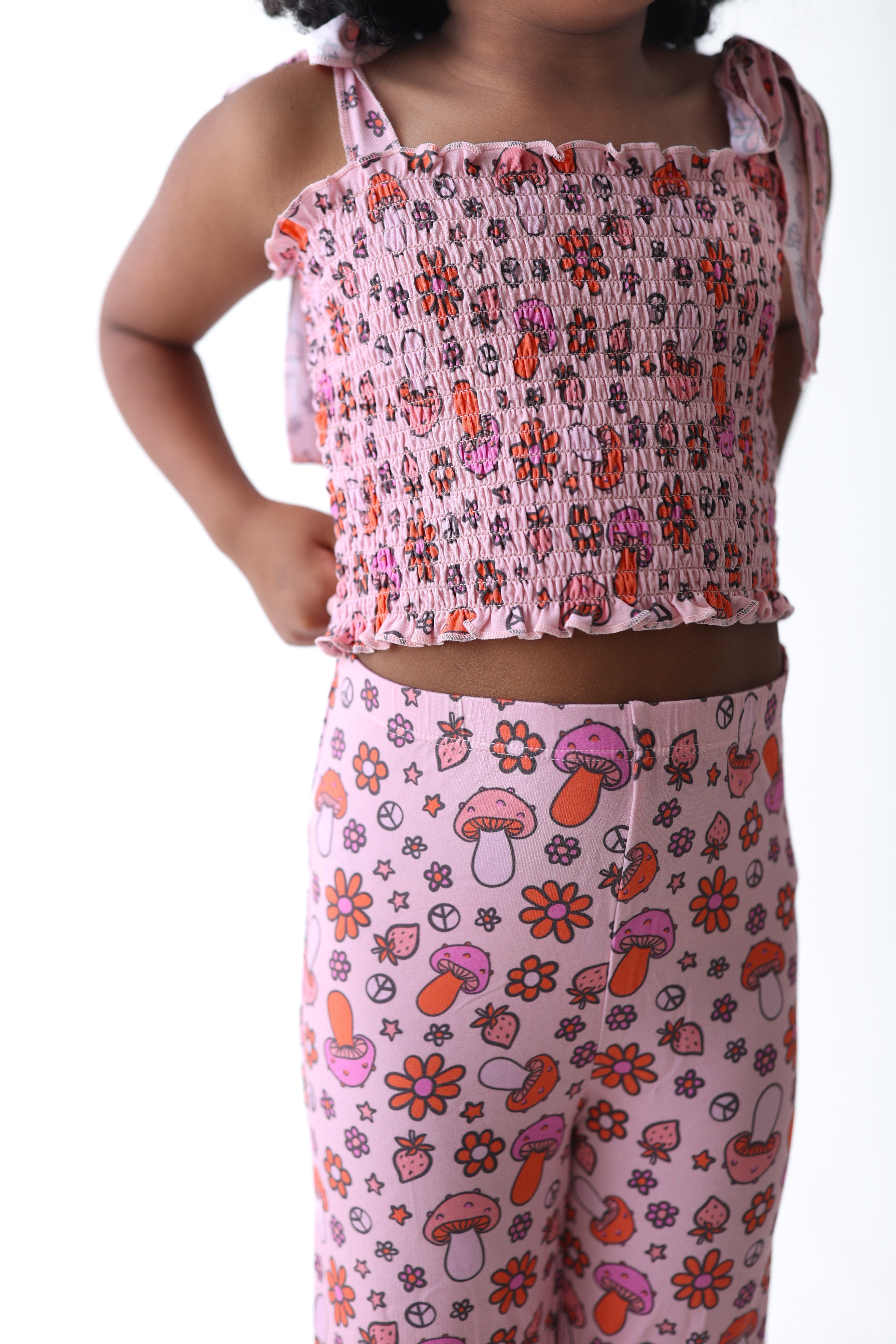 Feelin' Mushy Dream Smocked Flare Set