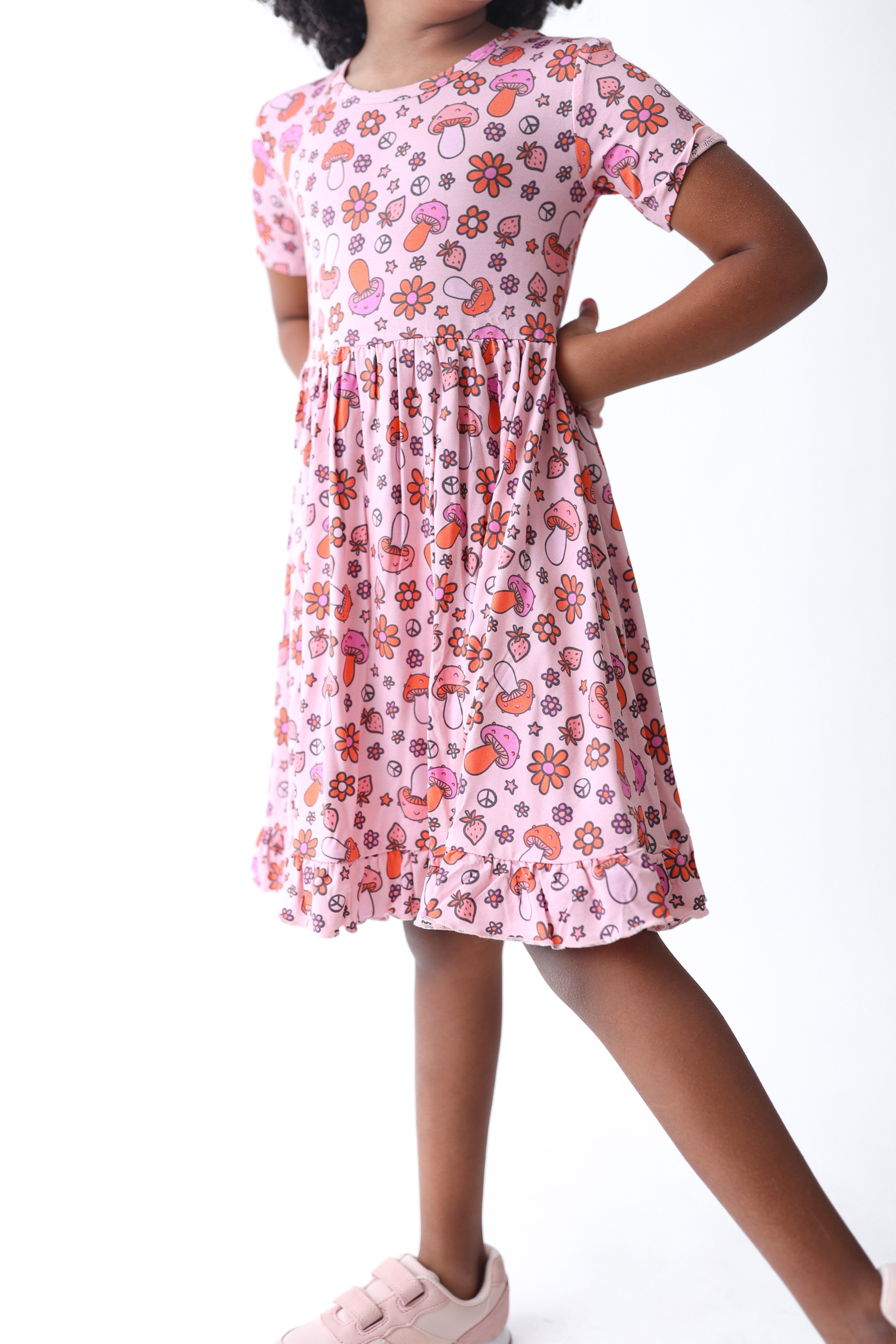 Feelin' Mushy Dream Ruffle Dress