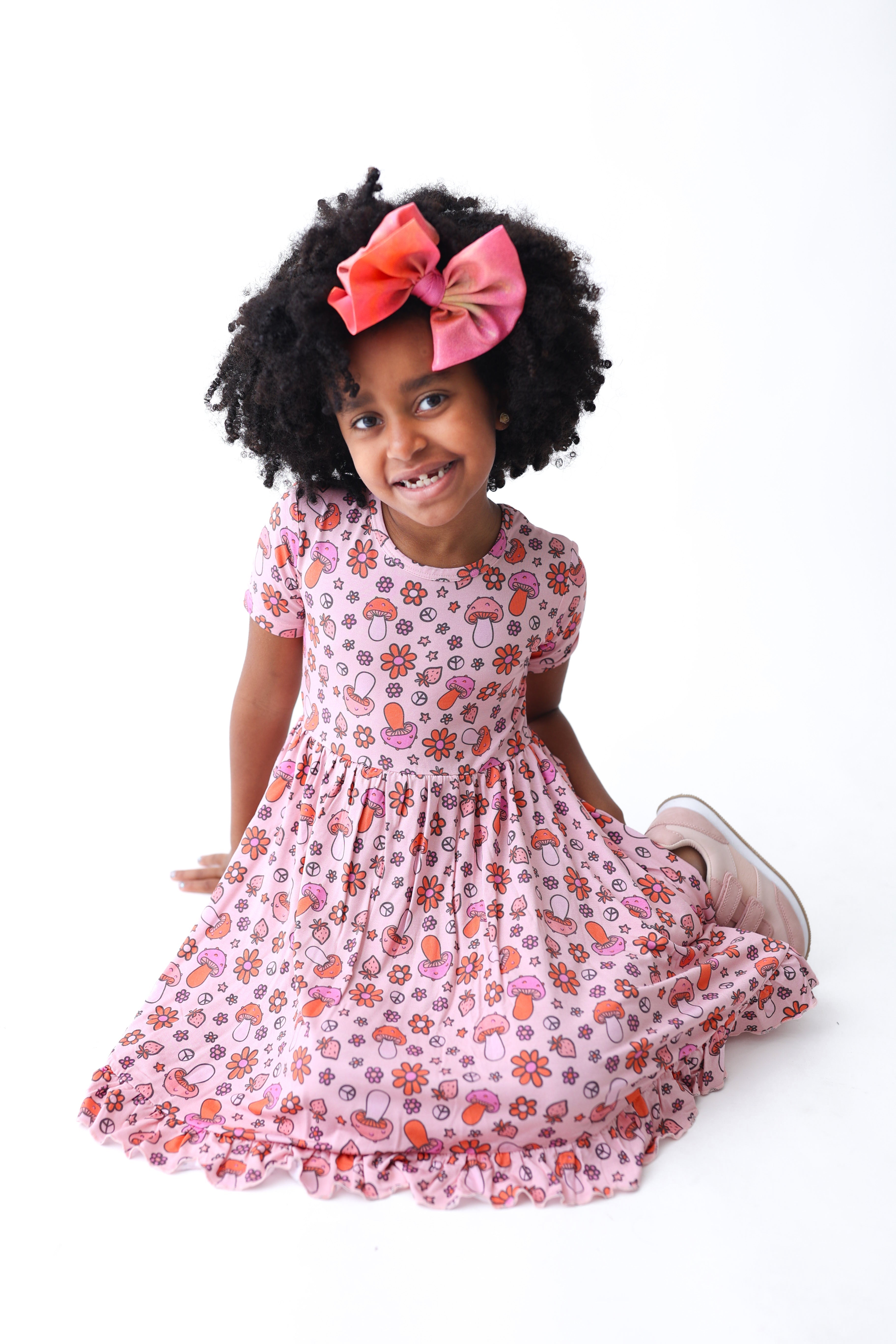 Feelin' Mushy Dream Ruffle Dress