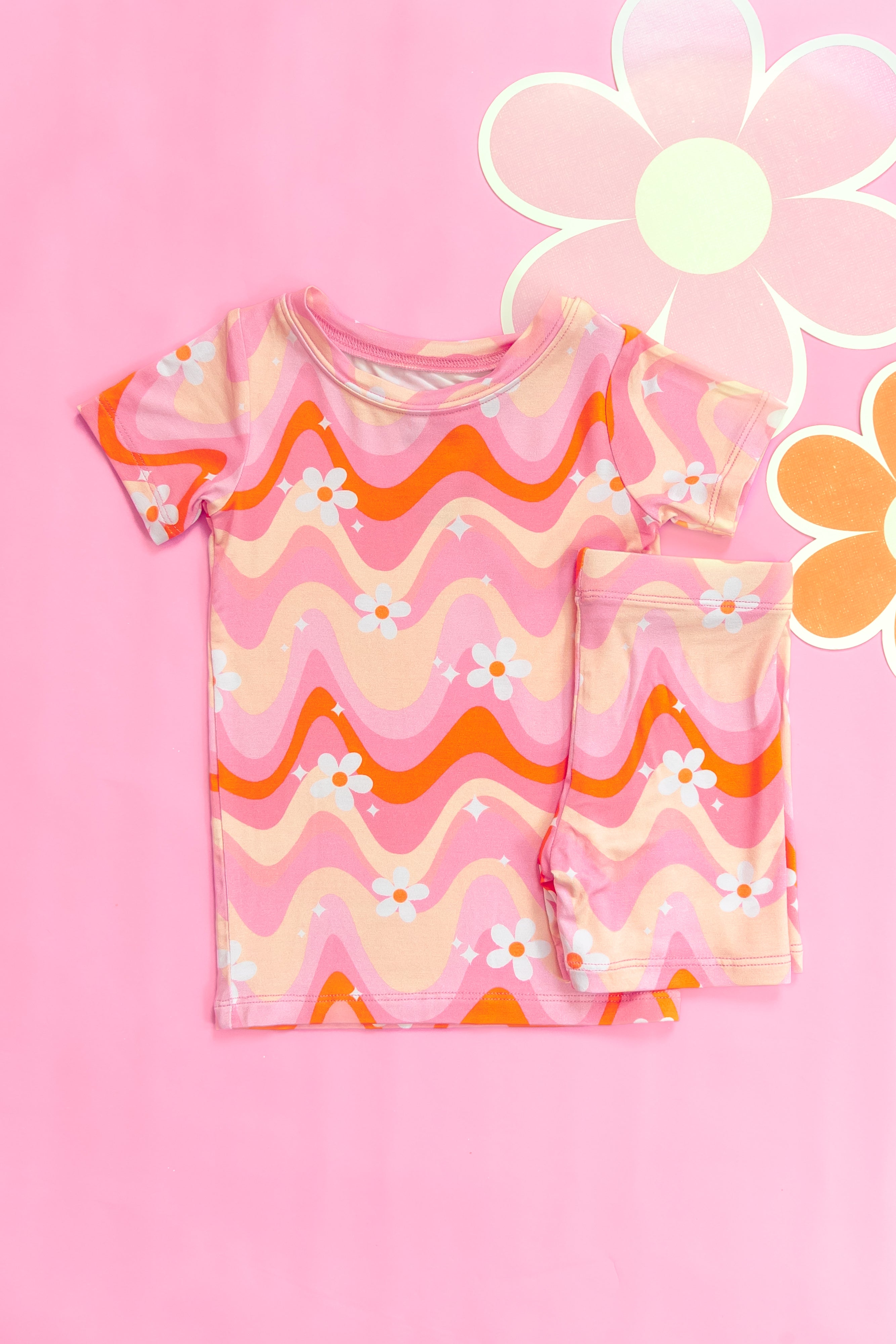 Groovy Floral Dream Short Set