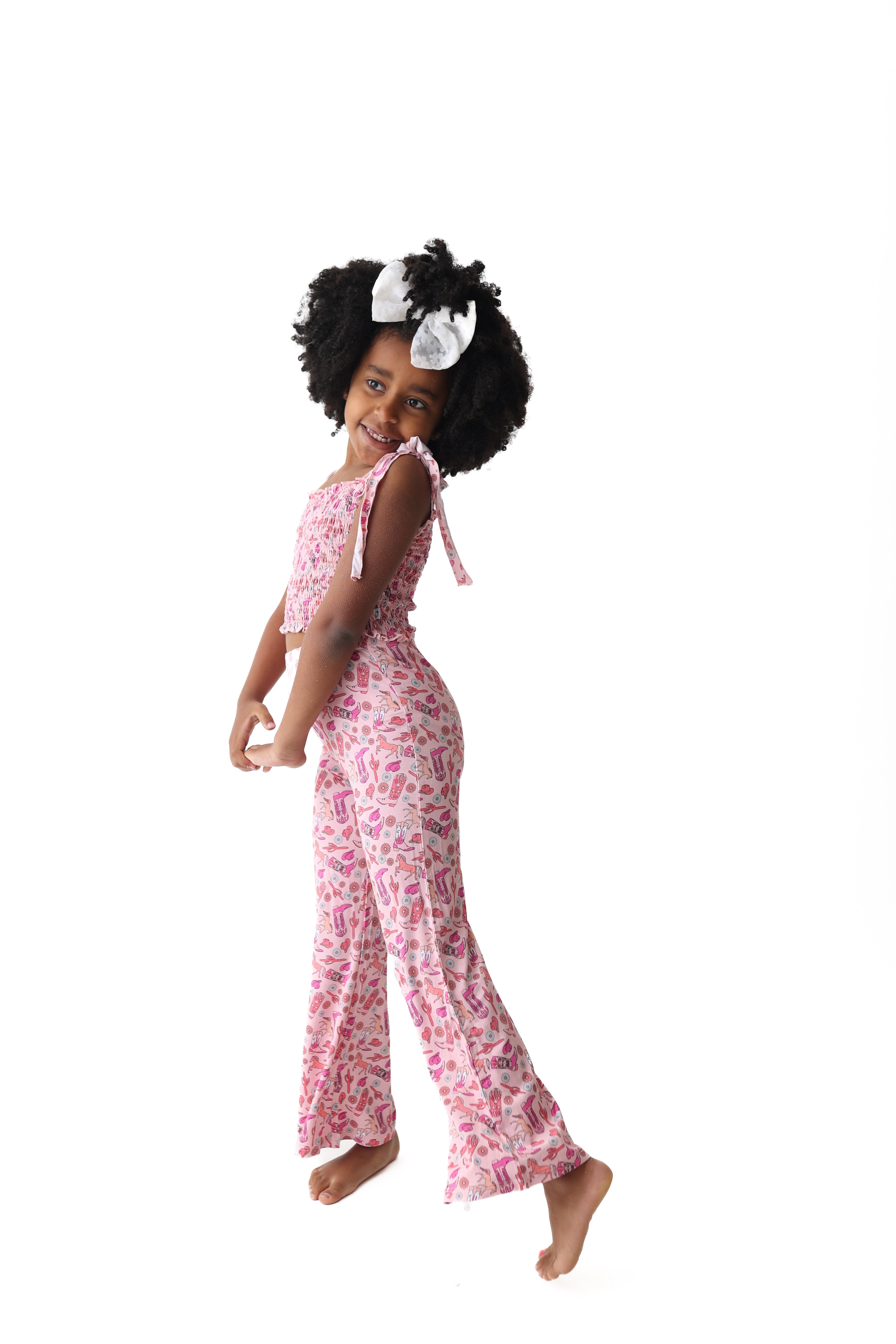 Stay Wild Cowgirl Dream Smocked Flare Set