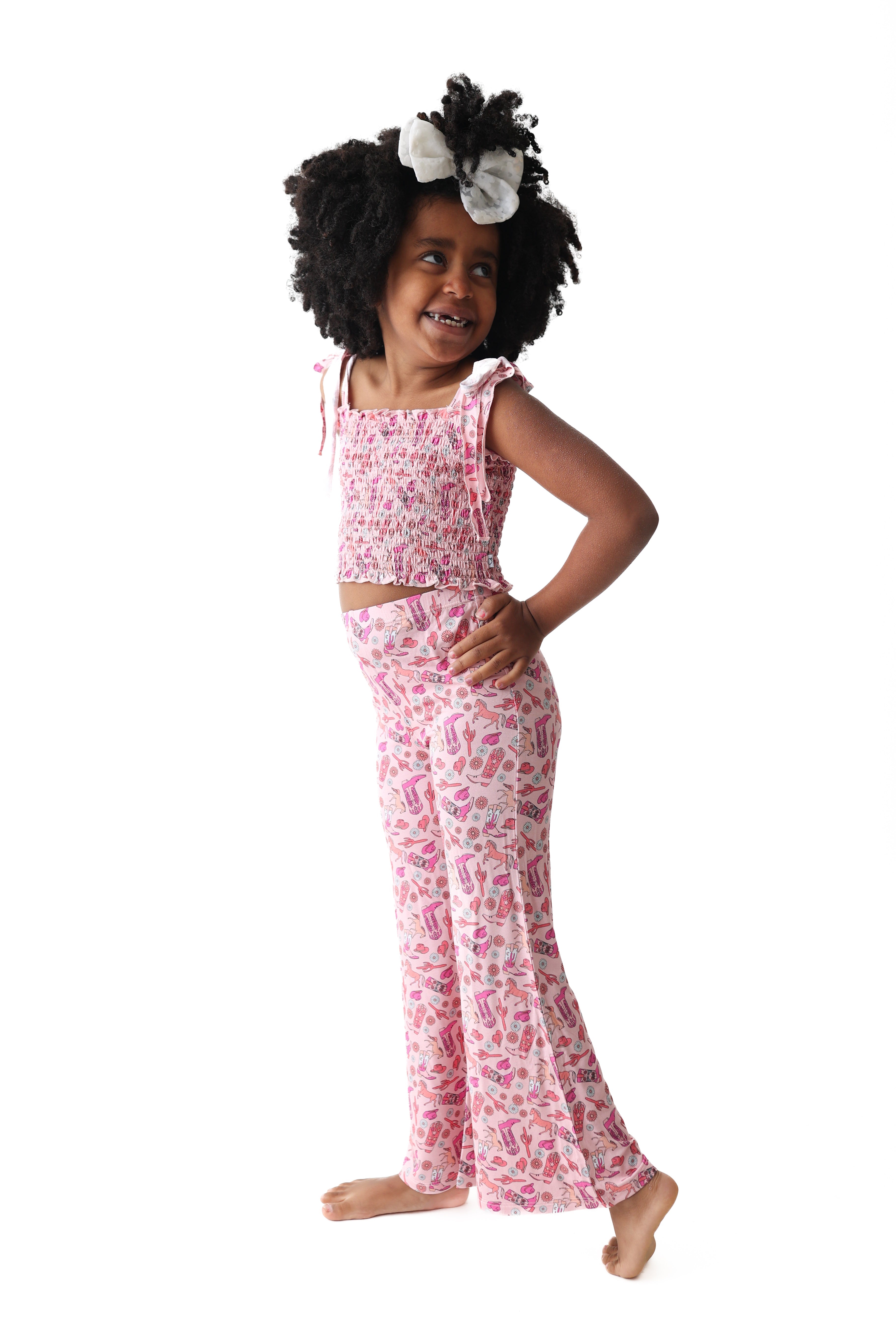 Stay Wild Cowgirl Dream Smocked Flare Set