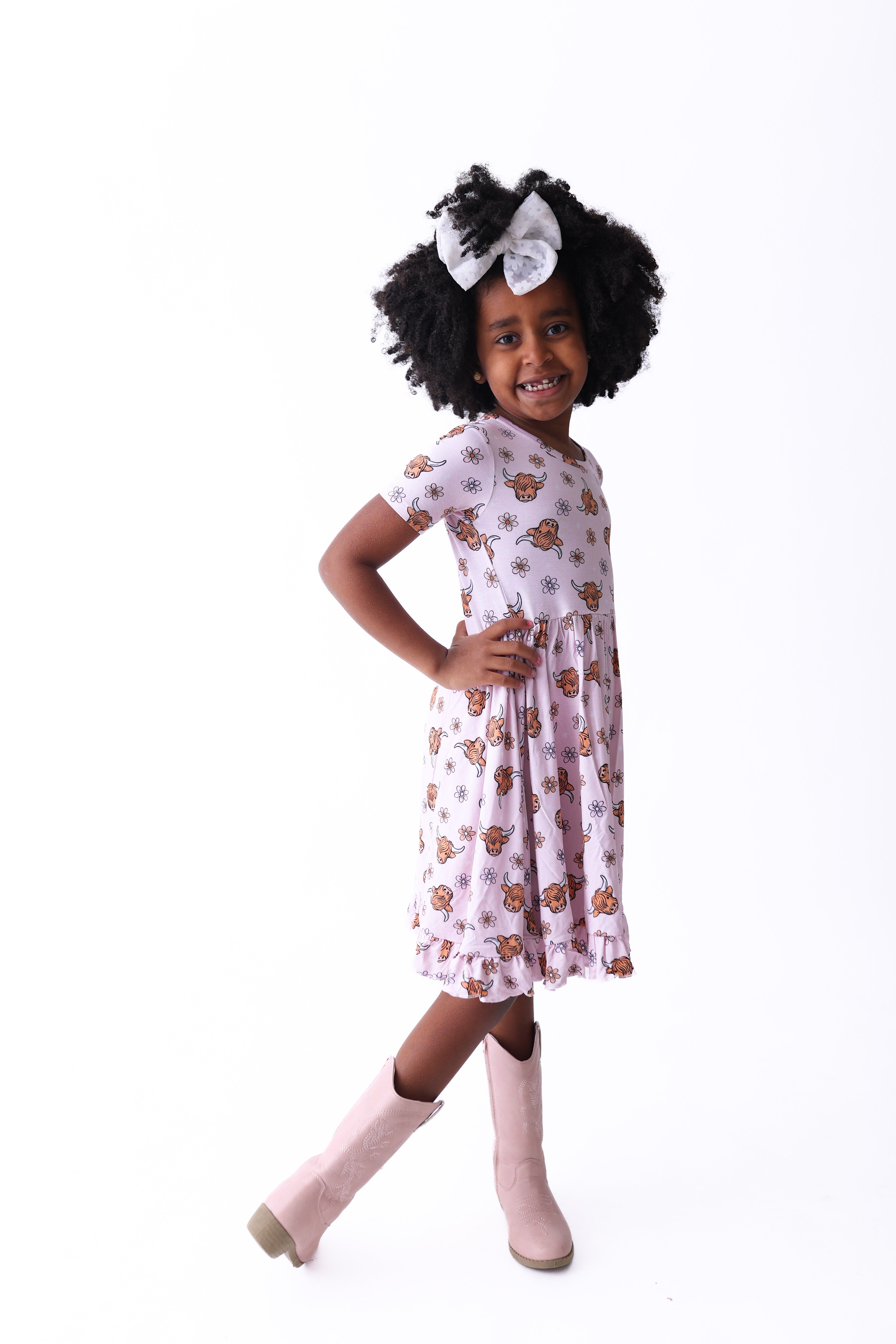 Exclusive Highland Cutie Dream Ruffle Dress
