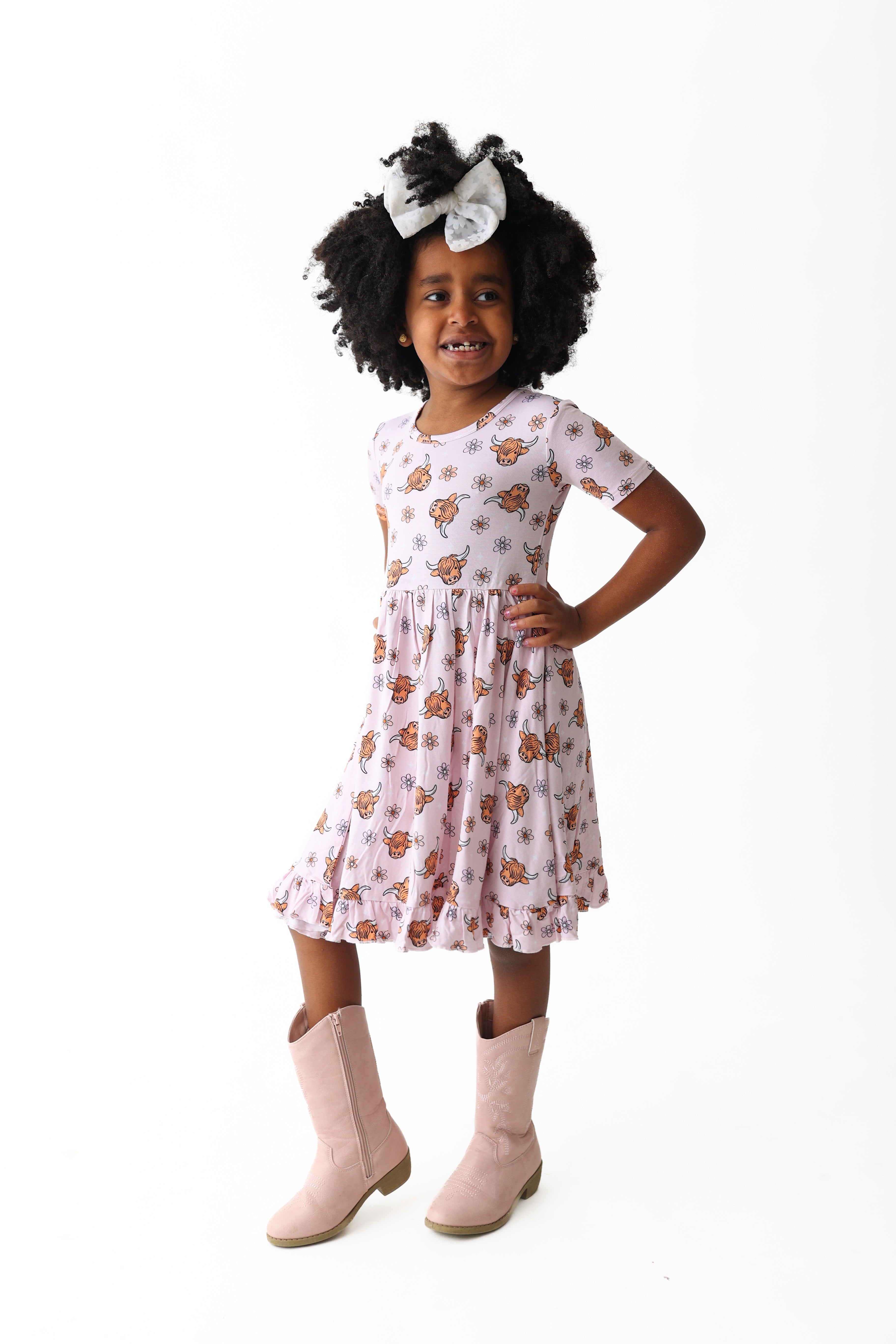 Exclusive Highland Cutie Dream Ruffle Dress