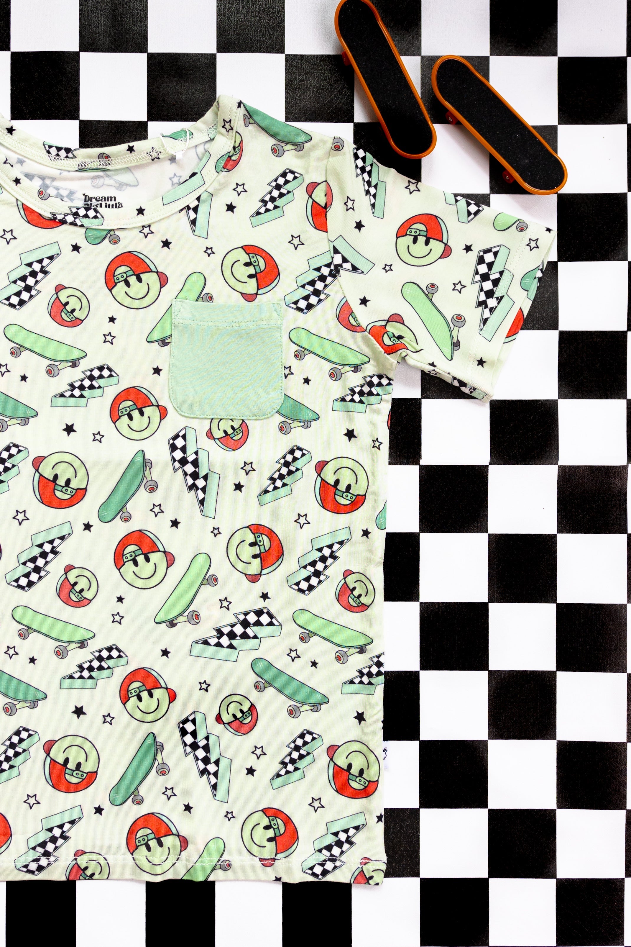 Skating Smiles Dream Pocket Tee