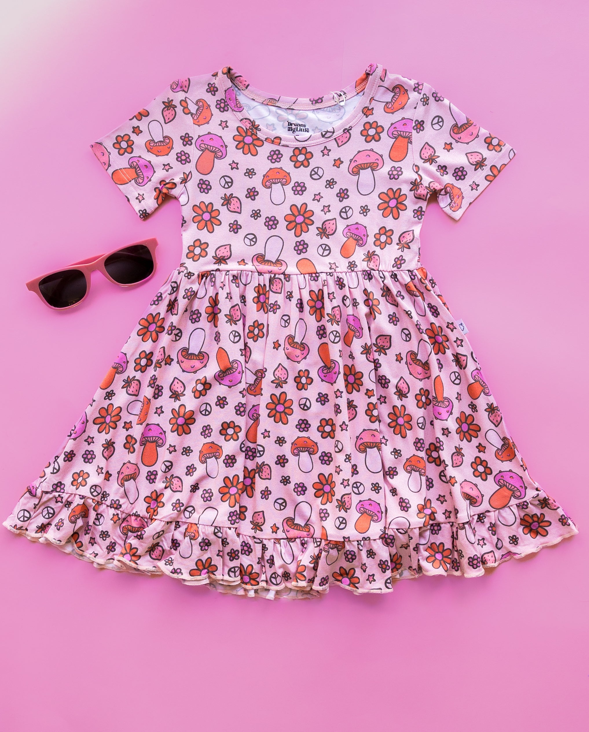 Feelin' Mushy Dream Ruffle Dress