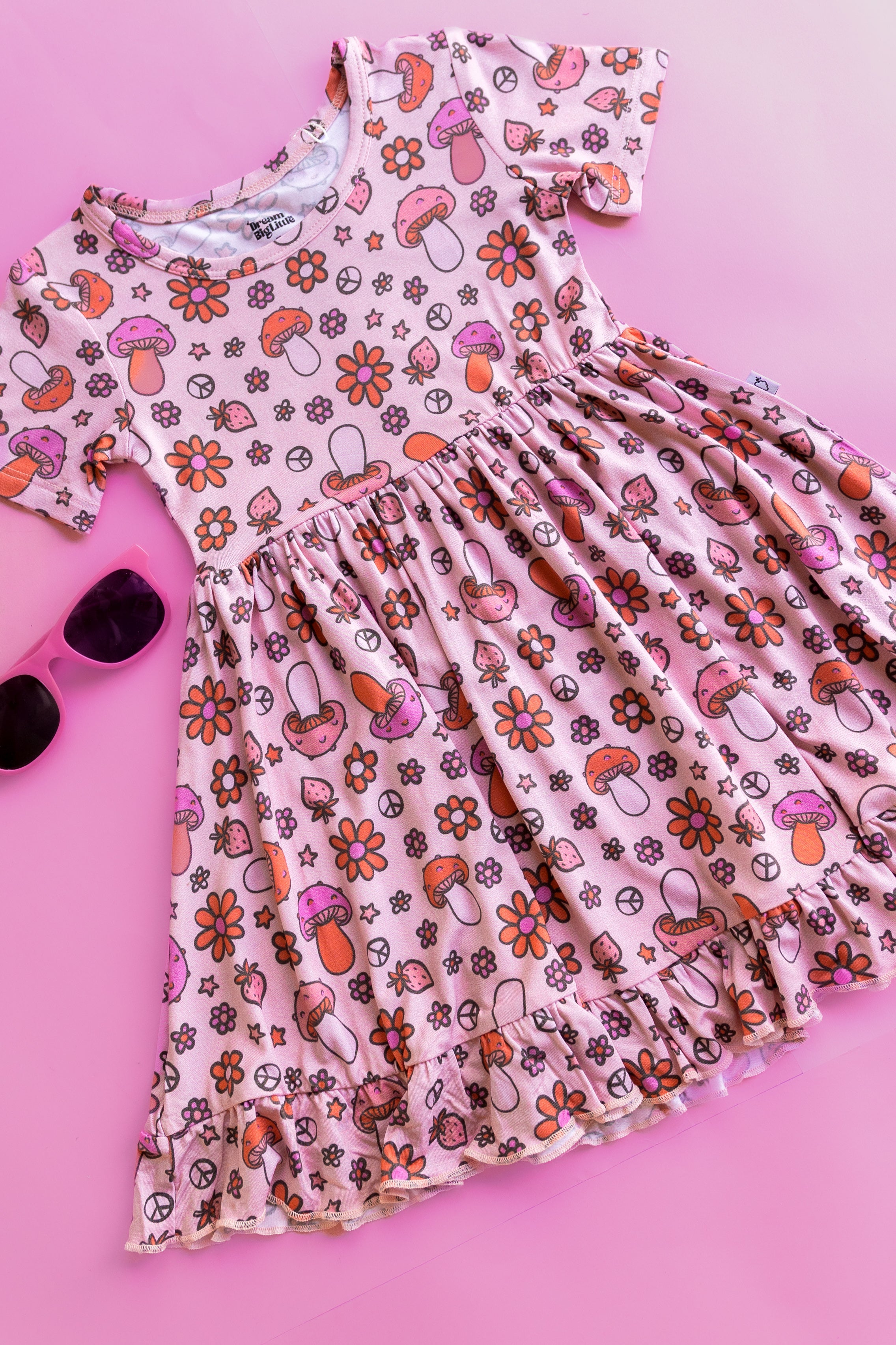 Feelin' Mushy Dream Ruffle Dress