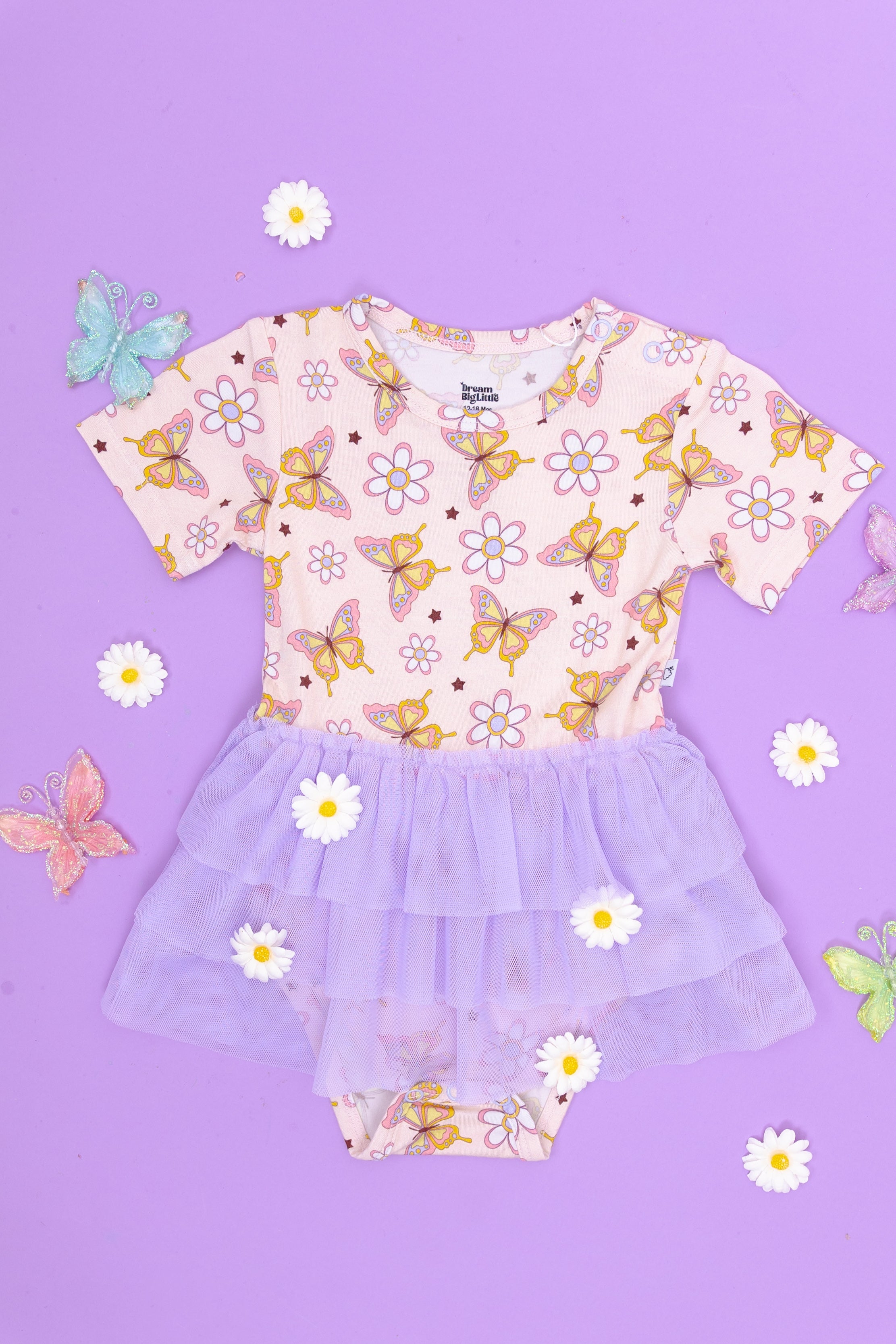 Blossomin' Butterfly Dream Tutu Bodysuit Dress