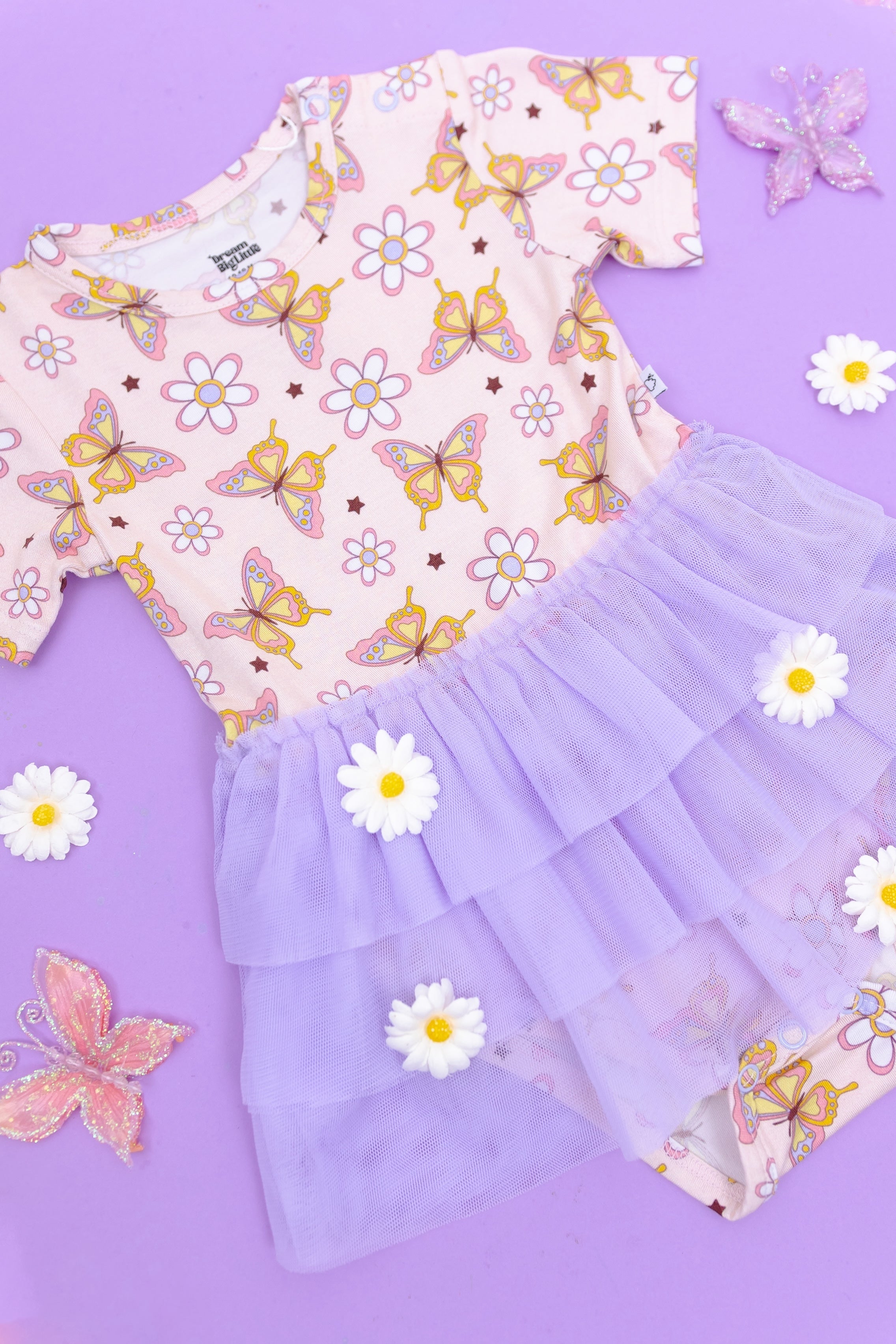 Blossomin' Butterfly Dream Tutu Bodysuit Dress
