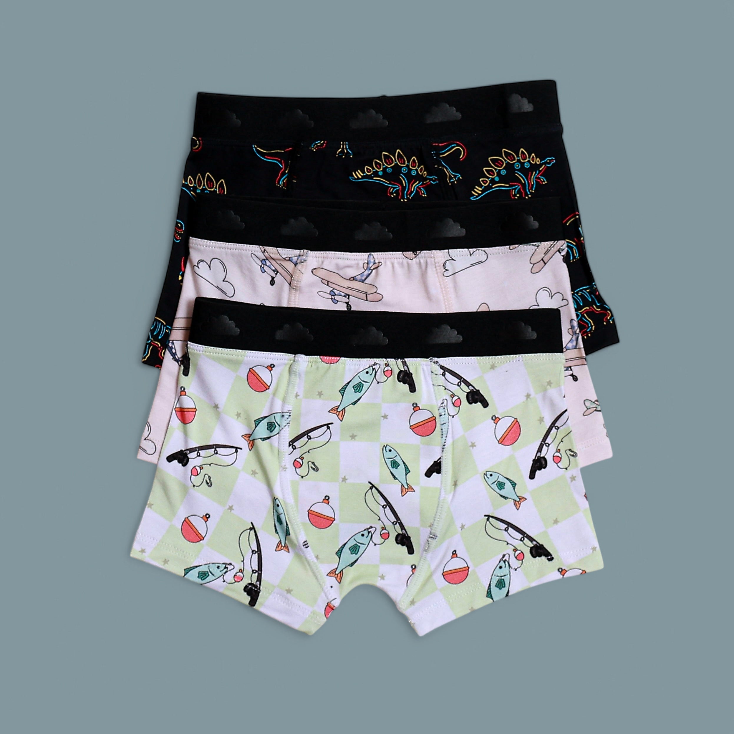 Fishing Buddy Dream Boy's Boxer Brief Set