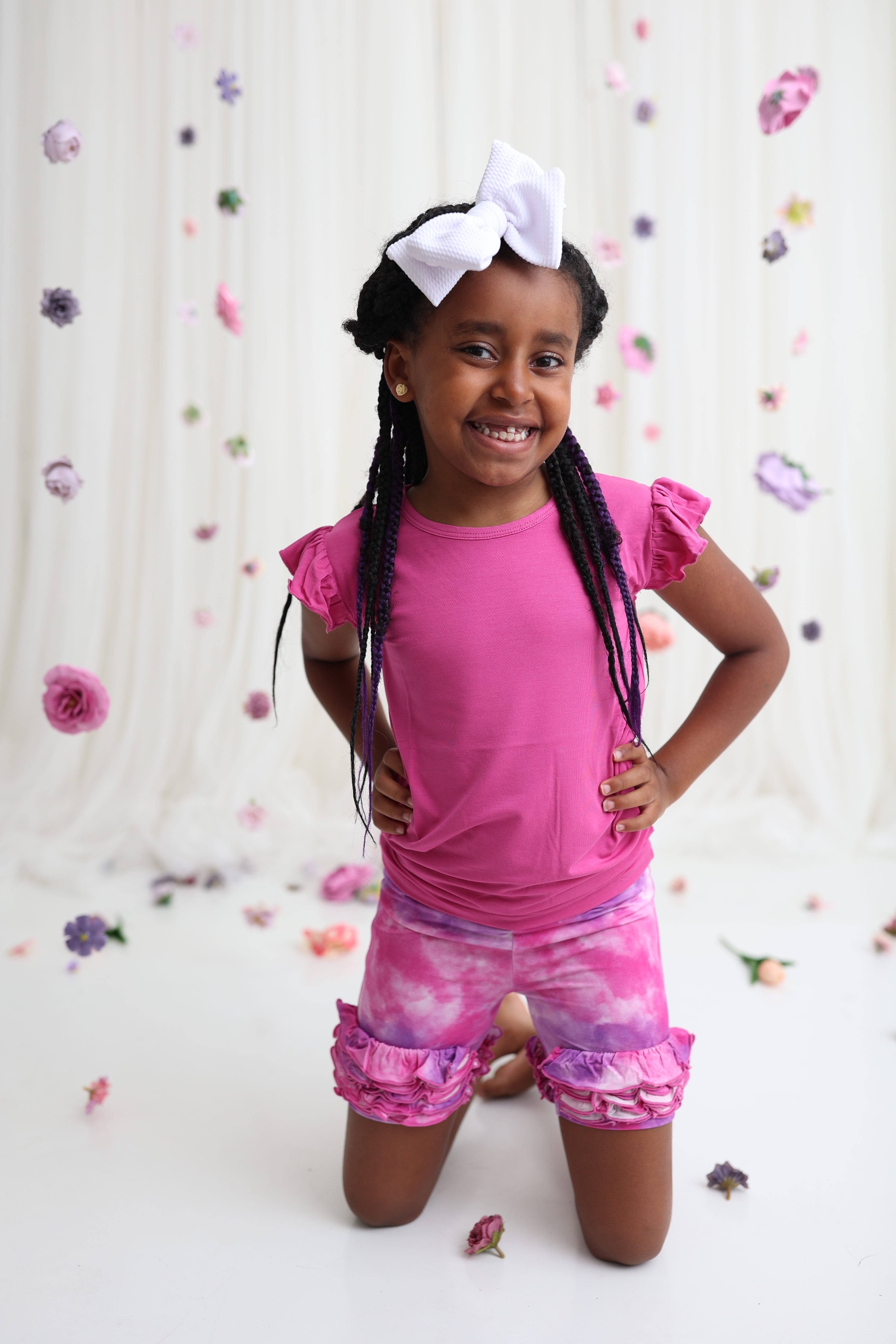 Candy Clouds Dream Ruffle Shorts