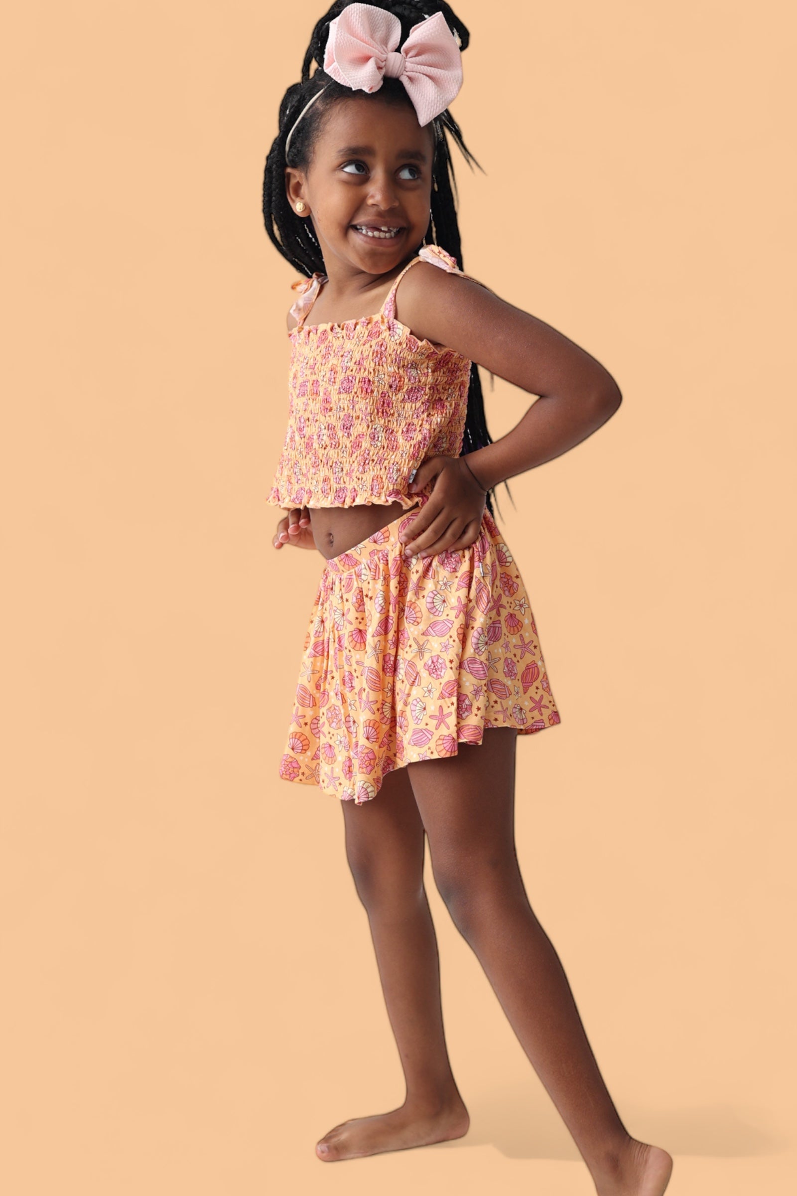 Shello Summer Dream Smocked Skort Set