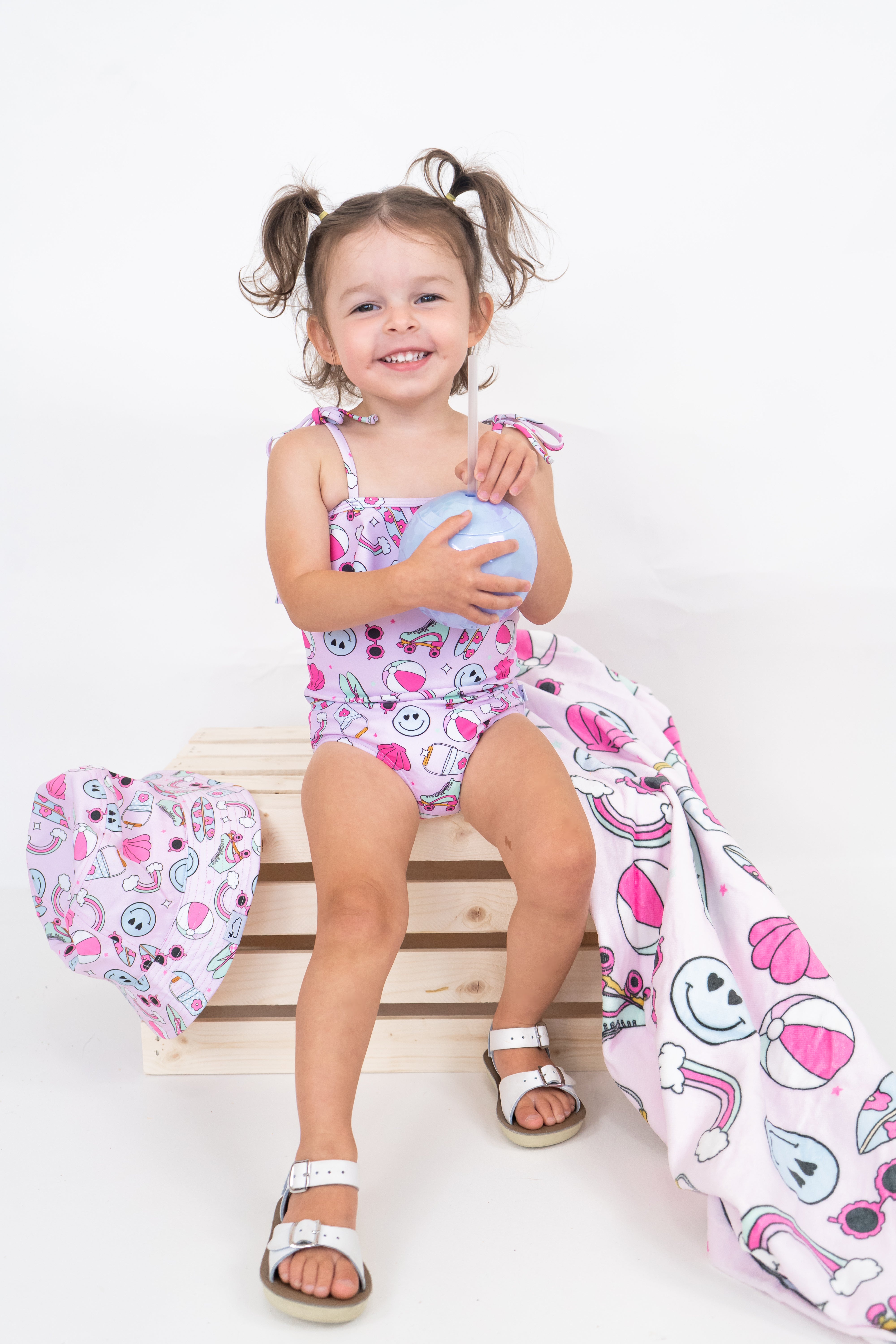 Exclusive Beachin’ It With Brynnleigh Dream Spaghetti One Piece Swim Suit