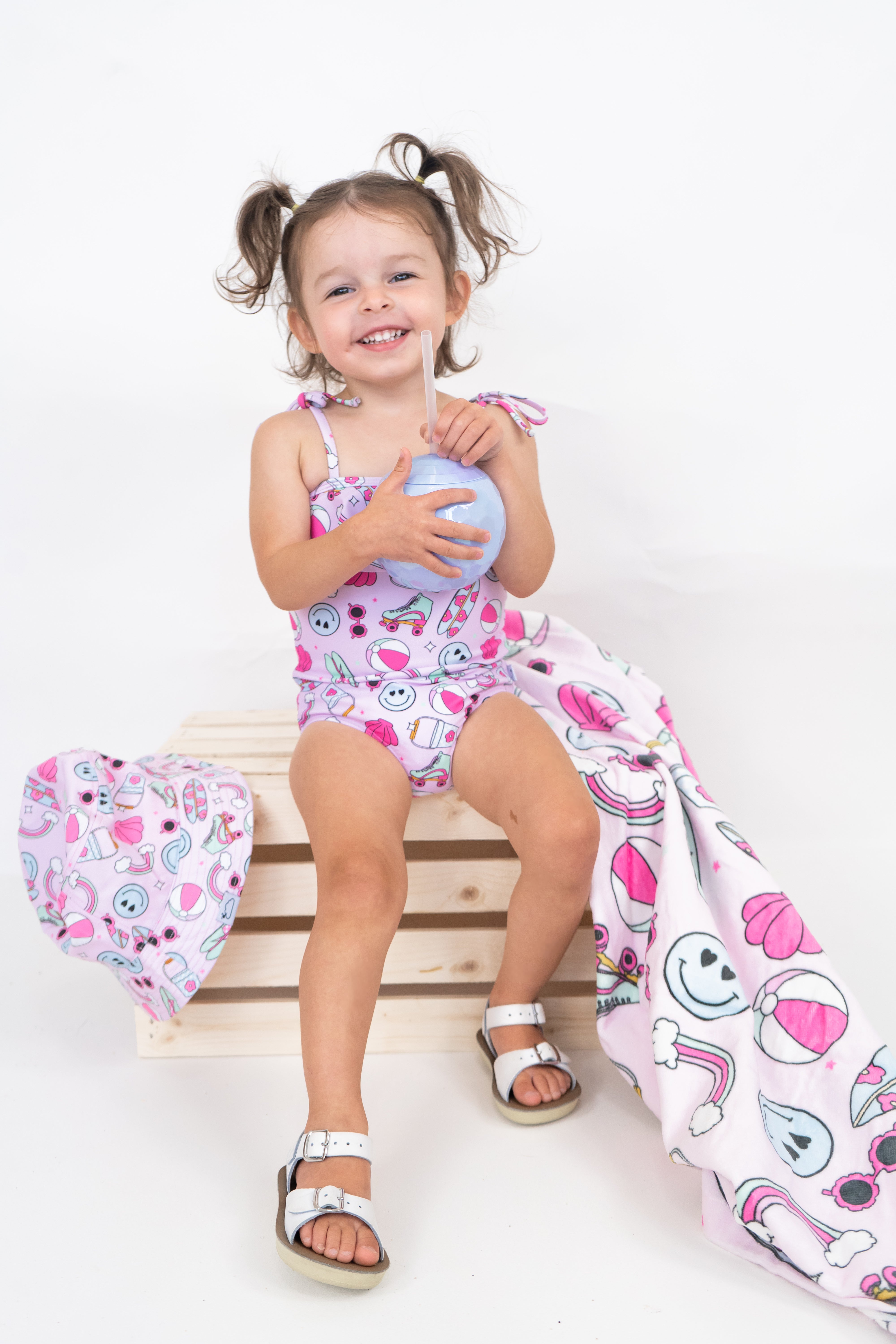 Exclusive Beachin’ It With Brynnleigh Dream Spaghetti One Piece Swim Suit