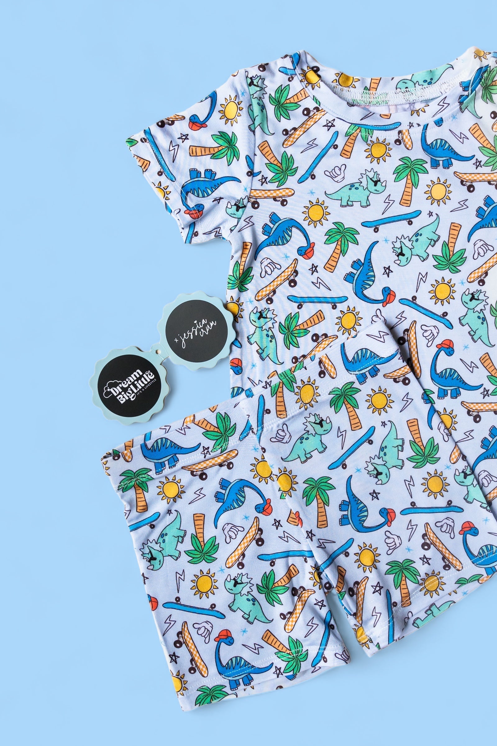 Exclusive Surf-o-saurus Dream Short Set